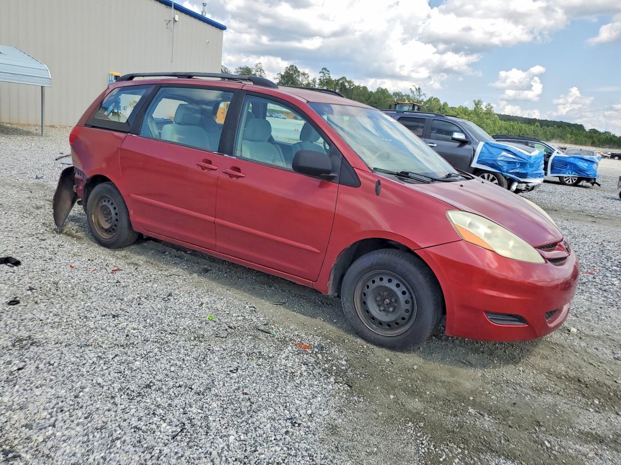 2006 Toyota Sienna Ce 8 Passenger Burgundy vin: 5TDZA23C56S420980