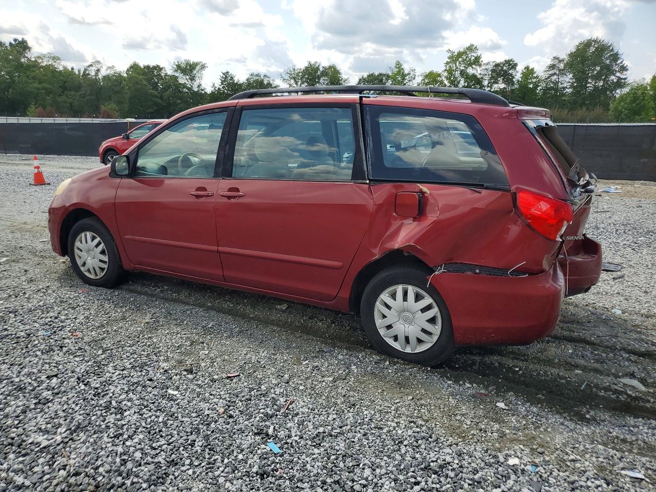 2006 Toyota Sienna Ce 8 Passenger Burgundy vin: 5TDZA23C56S420980