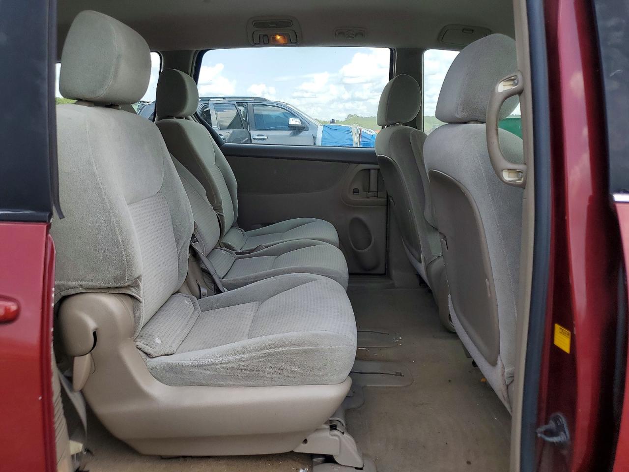2006 Toyota Sienna Ce 8 Passenger Burgundy vin: 5TDZA23C56S420980