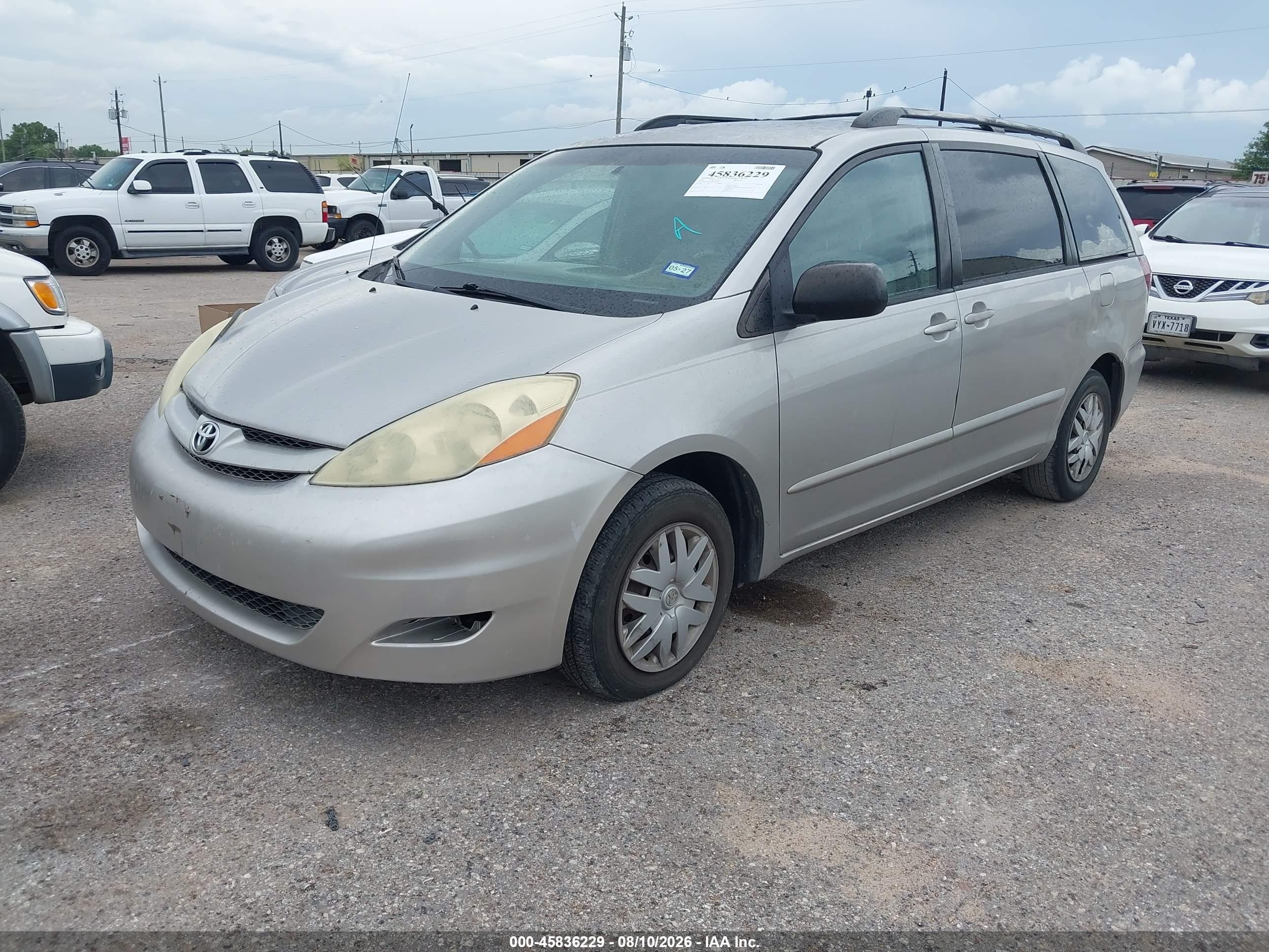 2006 Toyota Sienna Ce Gray vin: 5TDZA23C56S494089