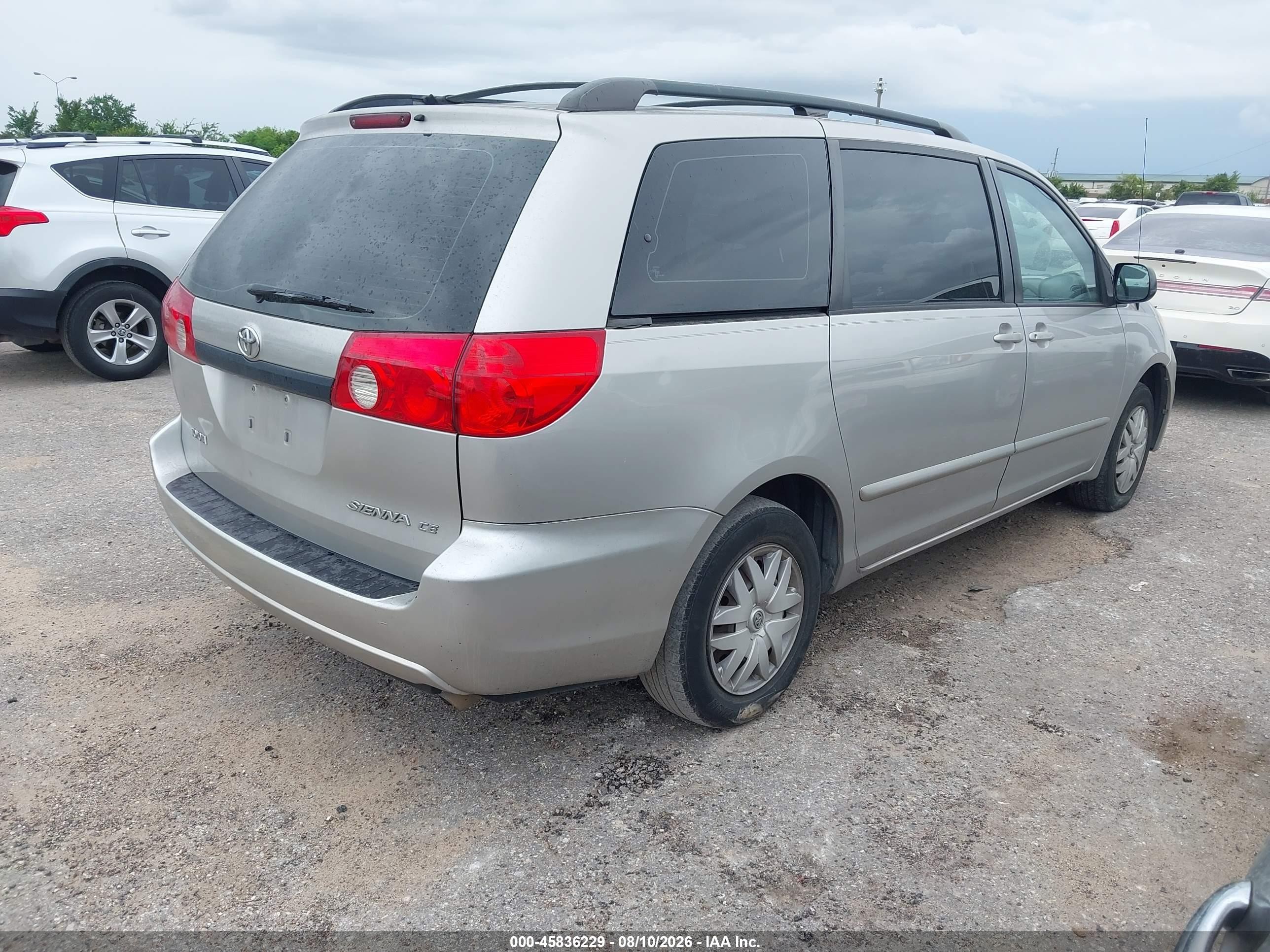 2006 Toyota Sienna Ce Gray vin: 5TDZA23C56S494089