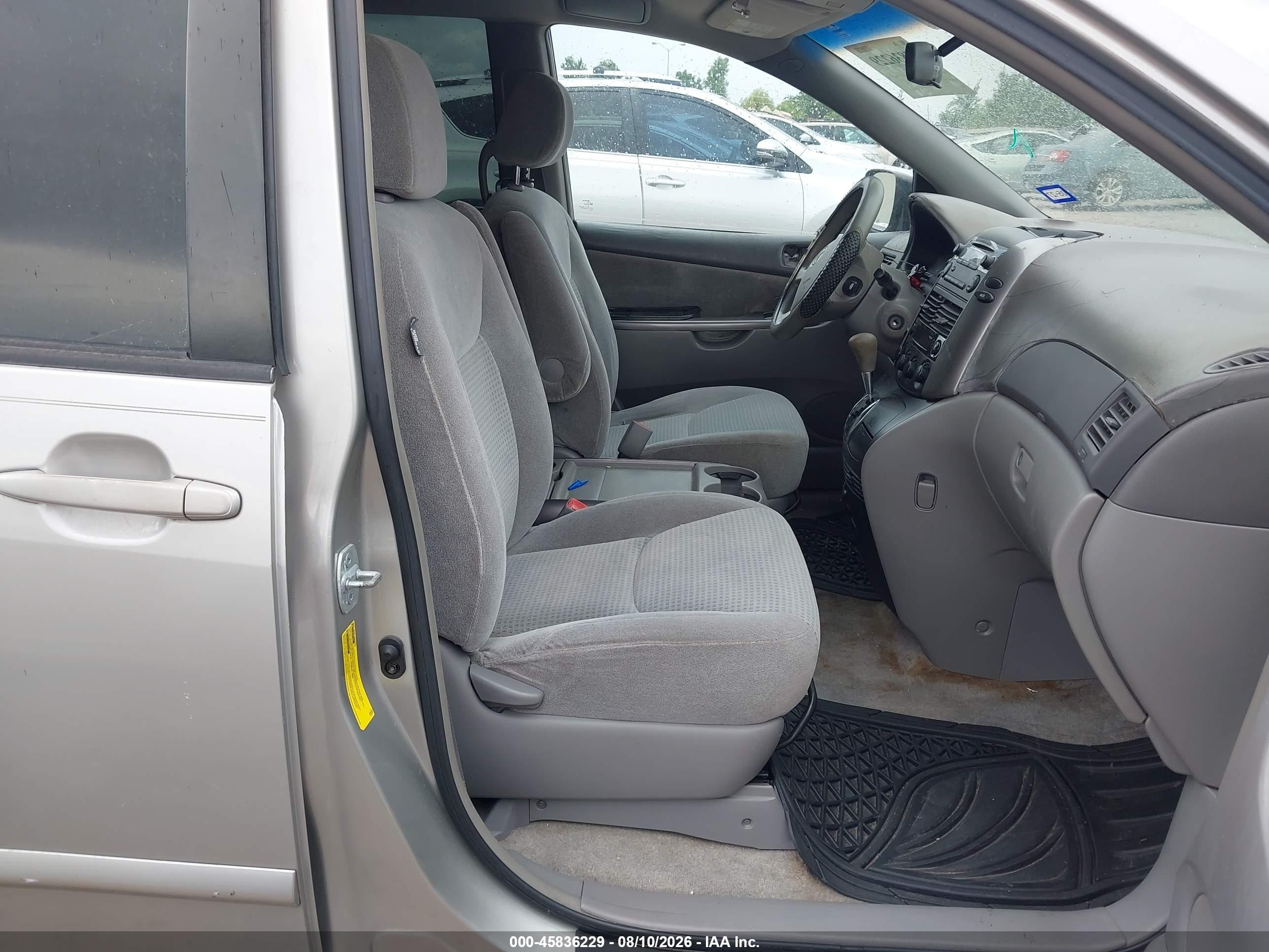 2006 Toyota Sienna Ce Gray vin: 5TDZA23C56S494089