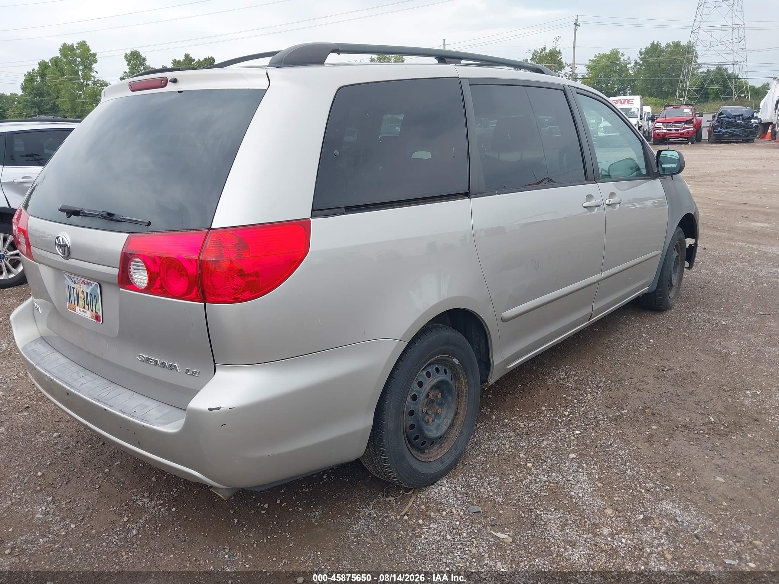 2006 Toyota Sienna Le Gray vin: 5TDZA23C56S511702