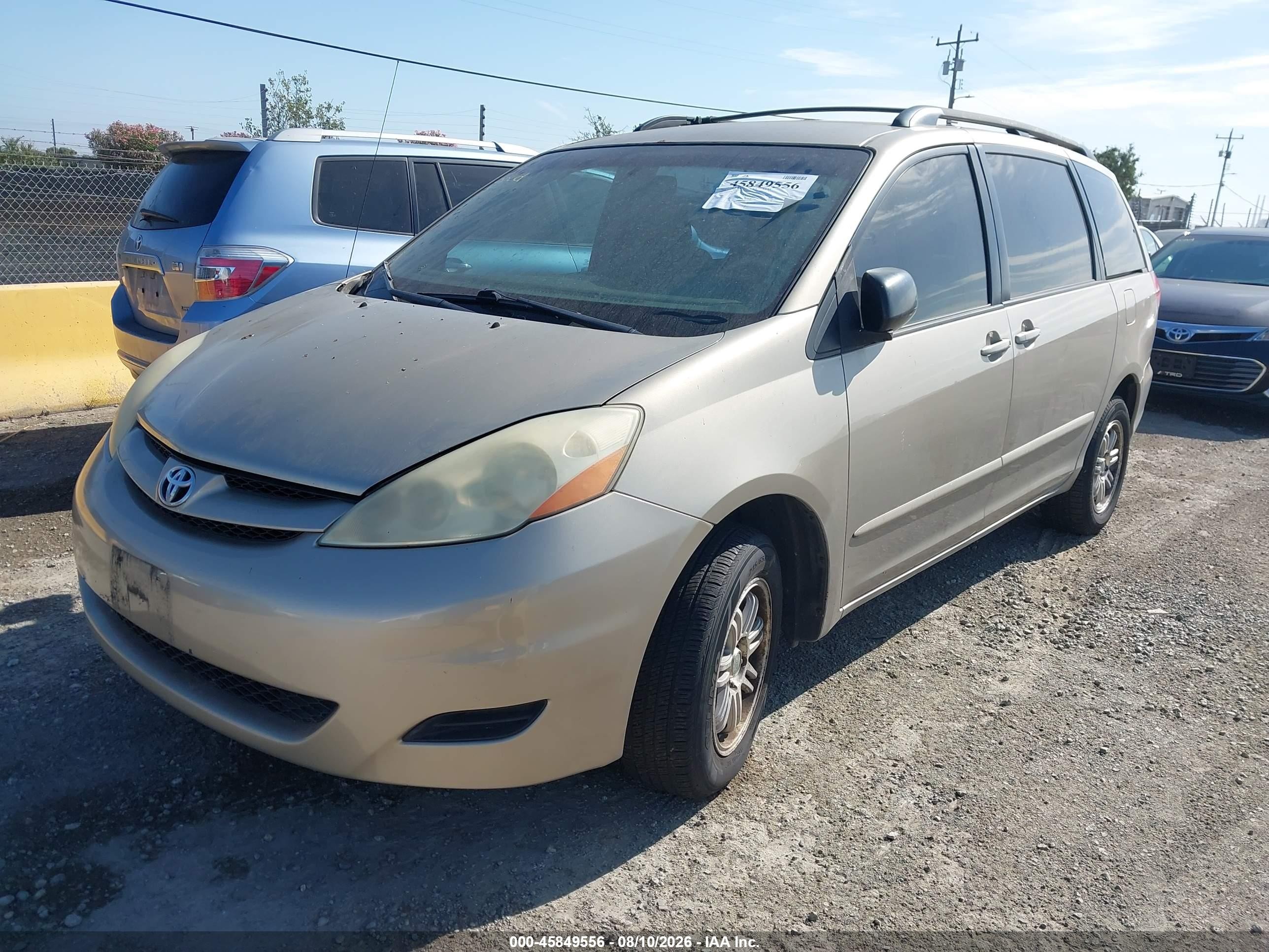 2006 Toyota Sienna Ce Gold vin: 5TDZA23C56S512798