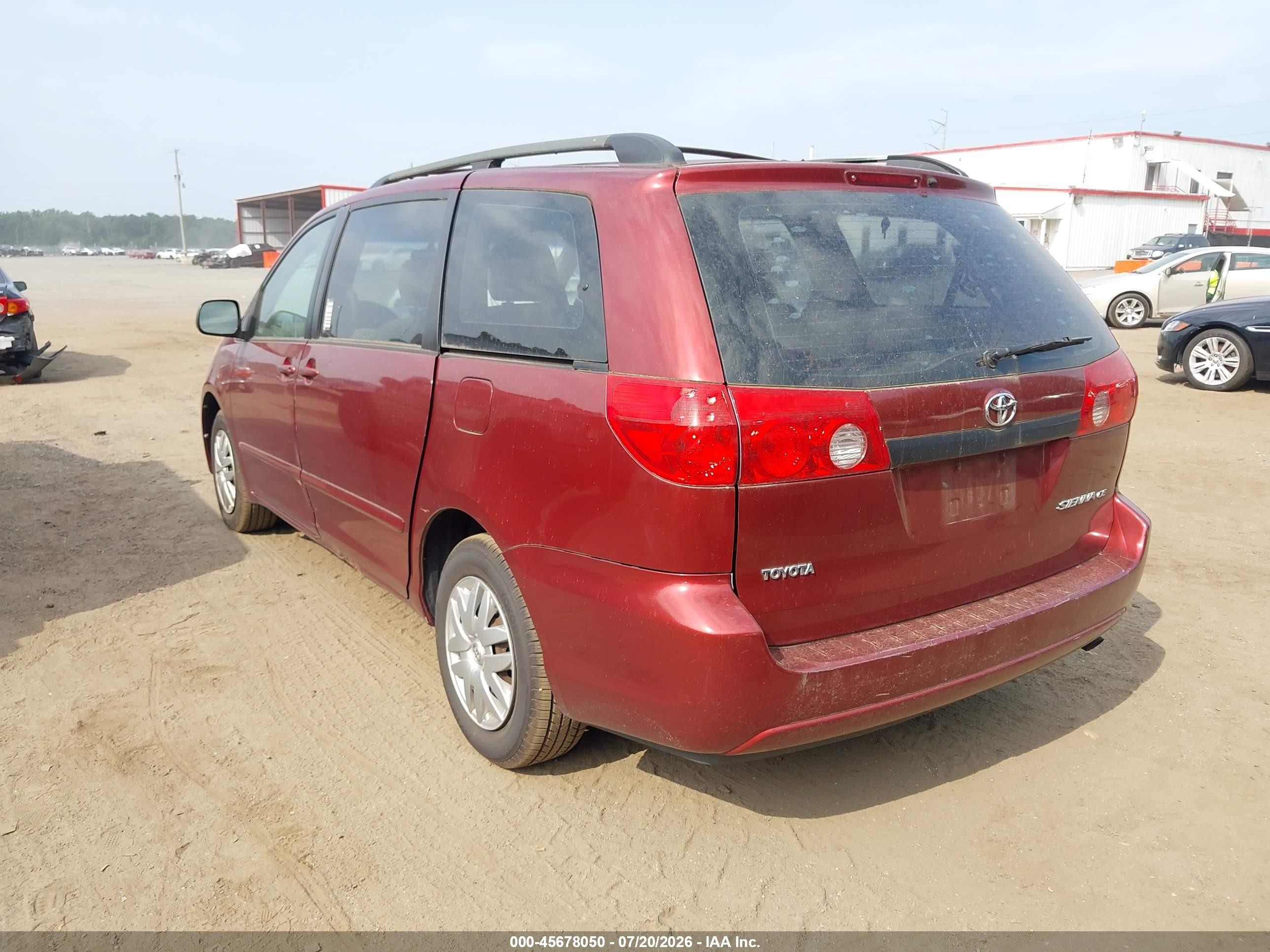 2006 Toyota Sienna Ce Red vin: 5TDZA23C56S520691