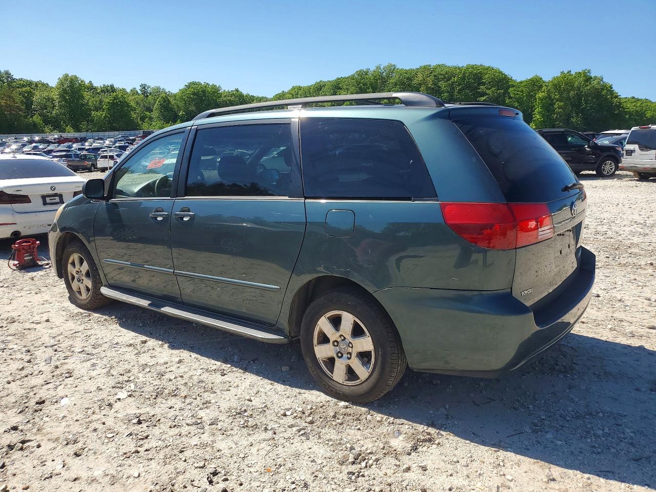 2004 Toyota Sienna Le 7 Passenger Зеленый vin: 5TDZA23C64S066237