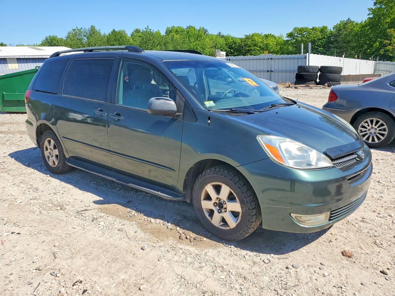 2004 Toyota Sienna Le 7 Passenger Зеленый vin: 5TDZA23C64S066237
