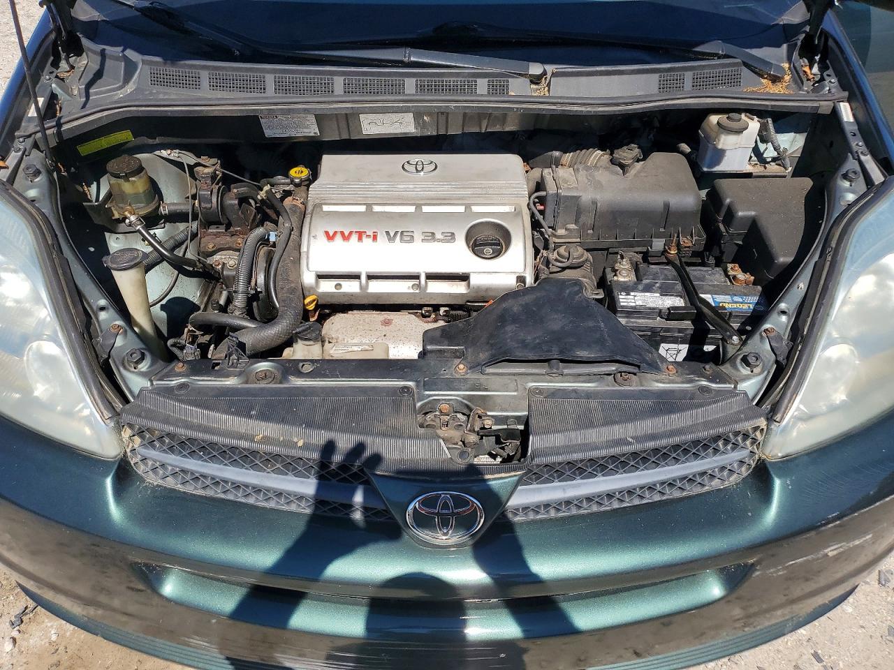 2004 Toyota Sienna Le 7 Passenger Зеленый vin: 5TDZA23C64S066237