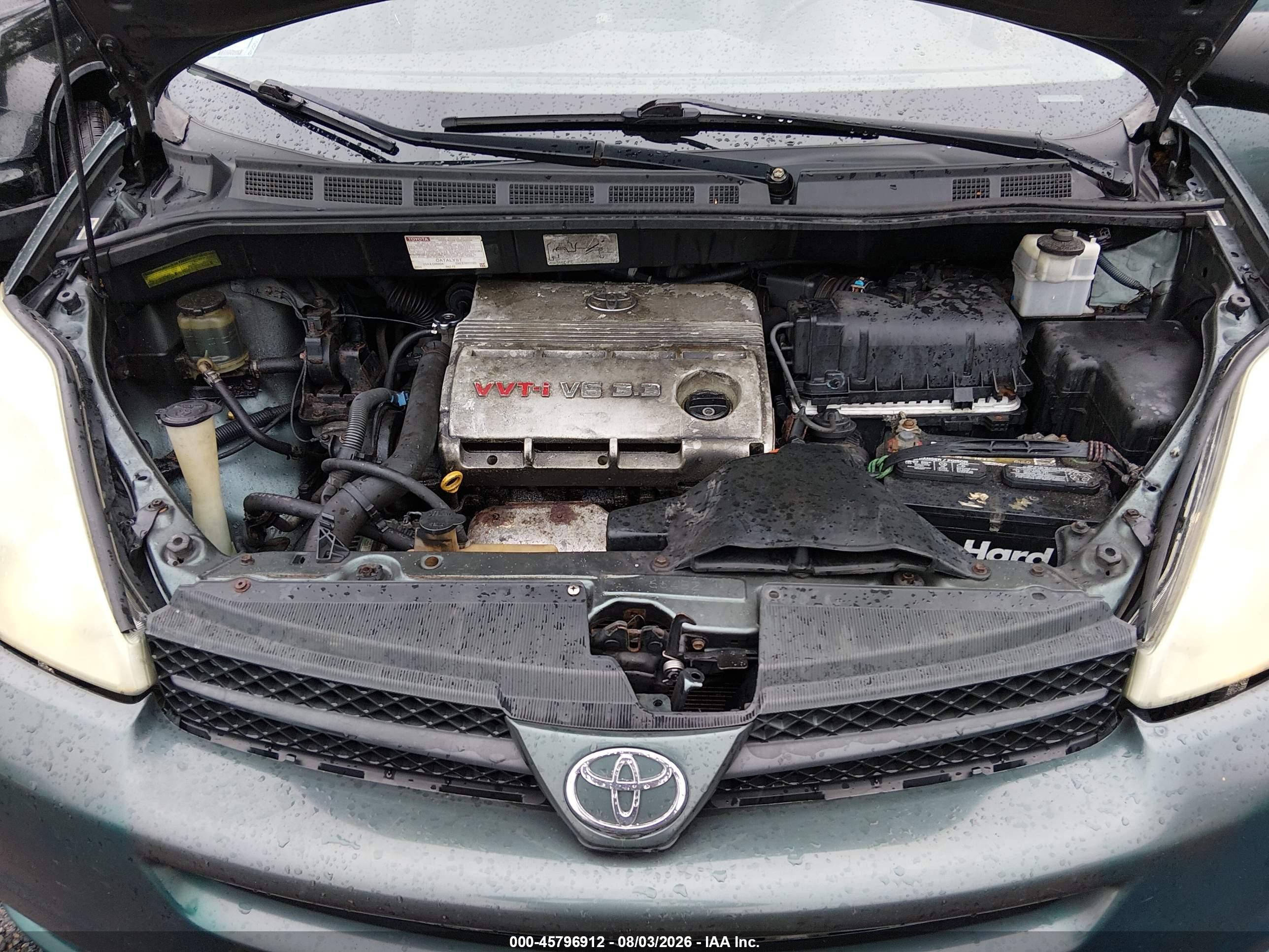 2004 Toyota Sienna Le Зеленый vin: 5TDZA23C64S098959
