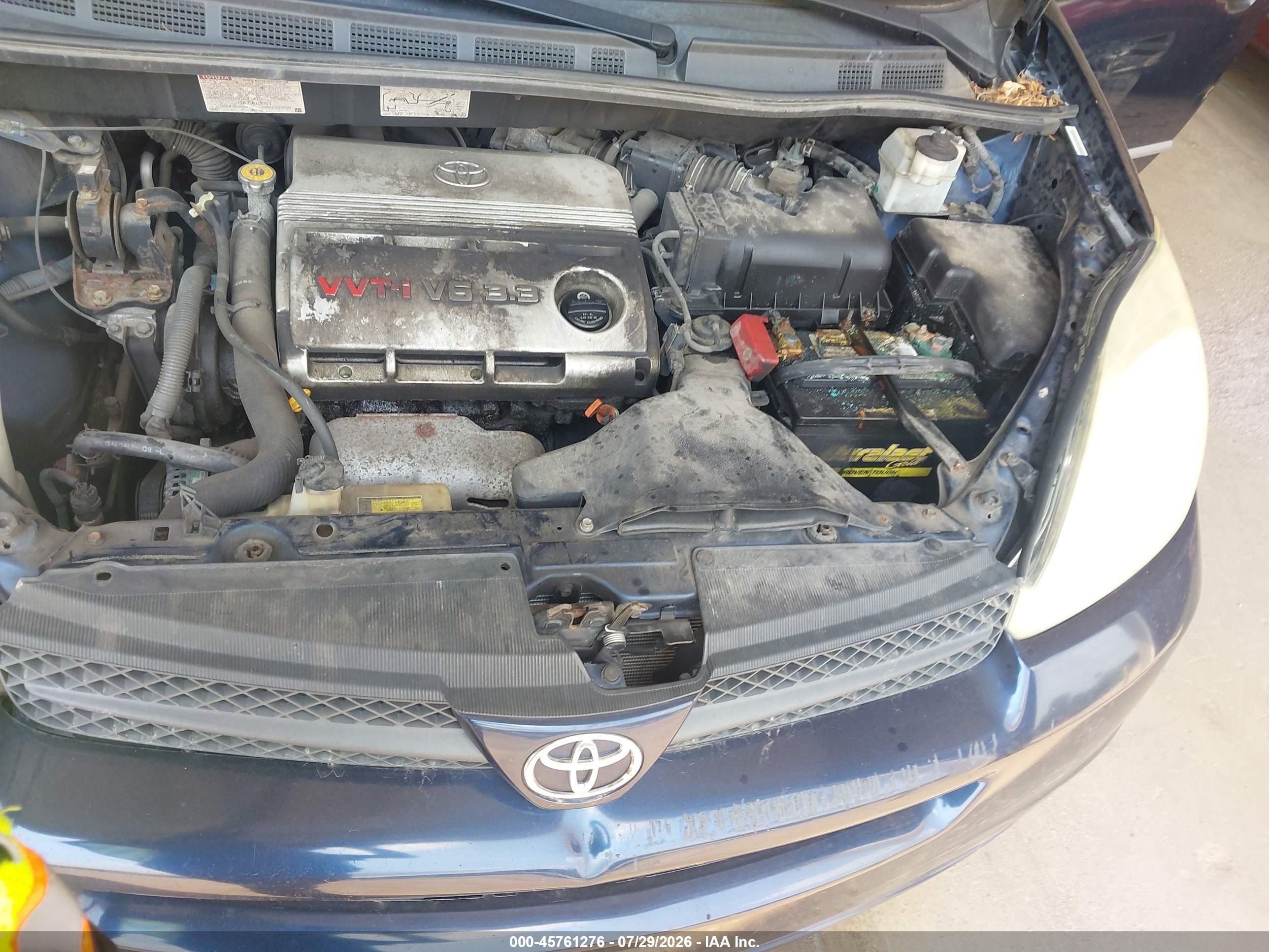 2004 Toyota Sienna Ce Blue vin: 5TDZA23C64S130146