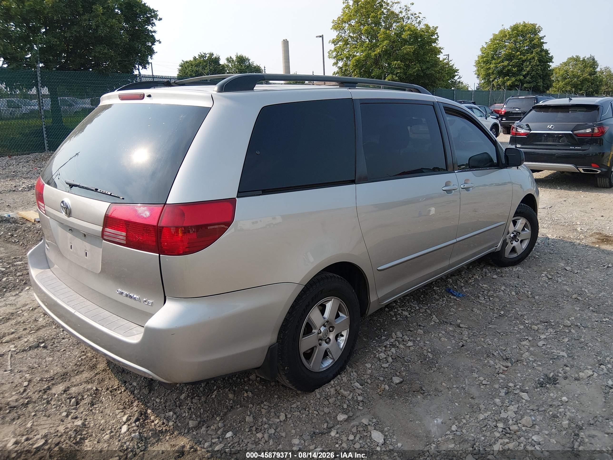 2004 Toyota Sienna Le Beige vin: 5TDZA23C64S216752