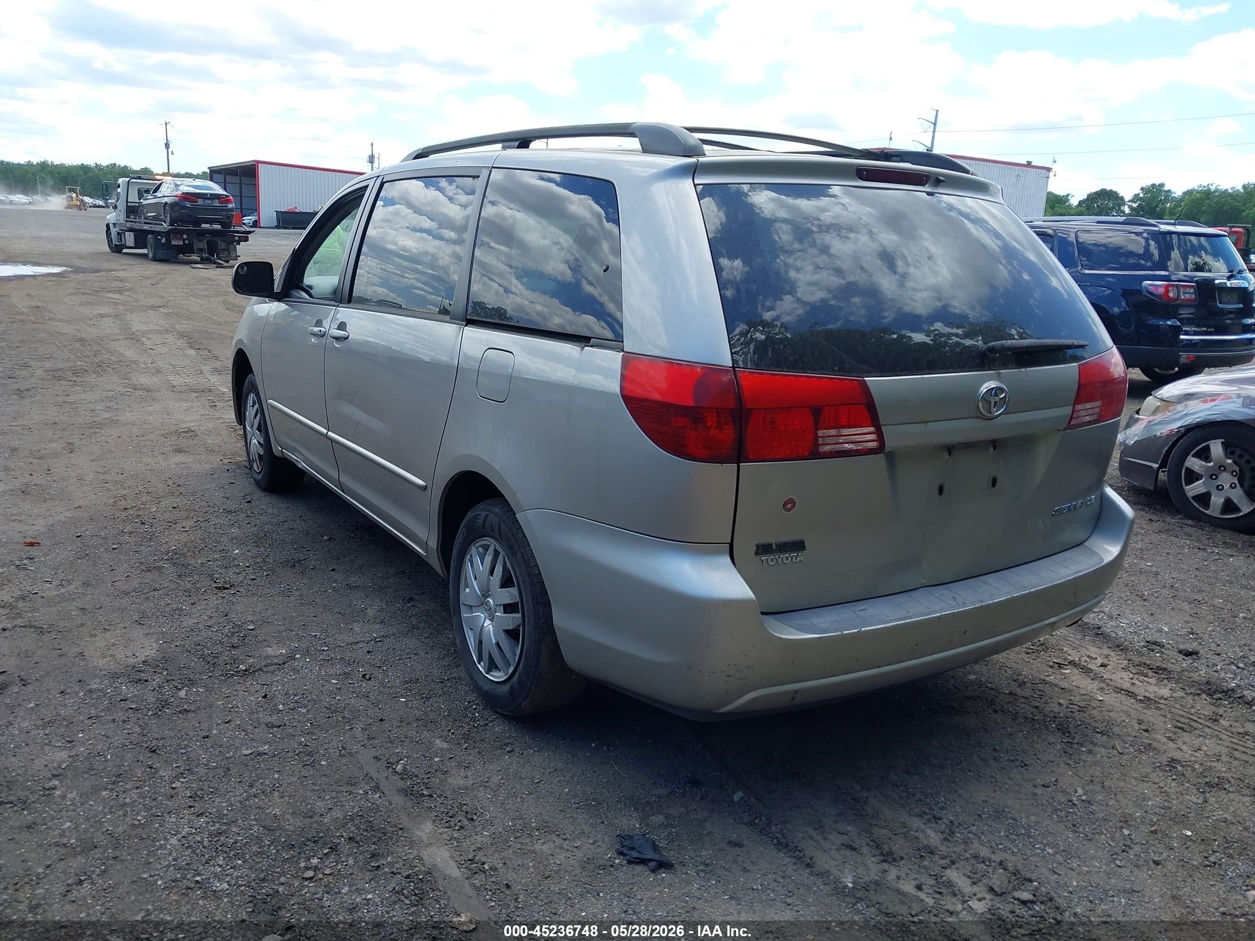 2005 Toyota Sienna Le Silver vin: 5TDZA23C65S263927