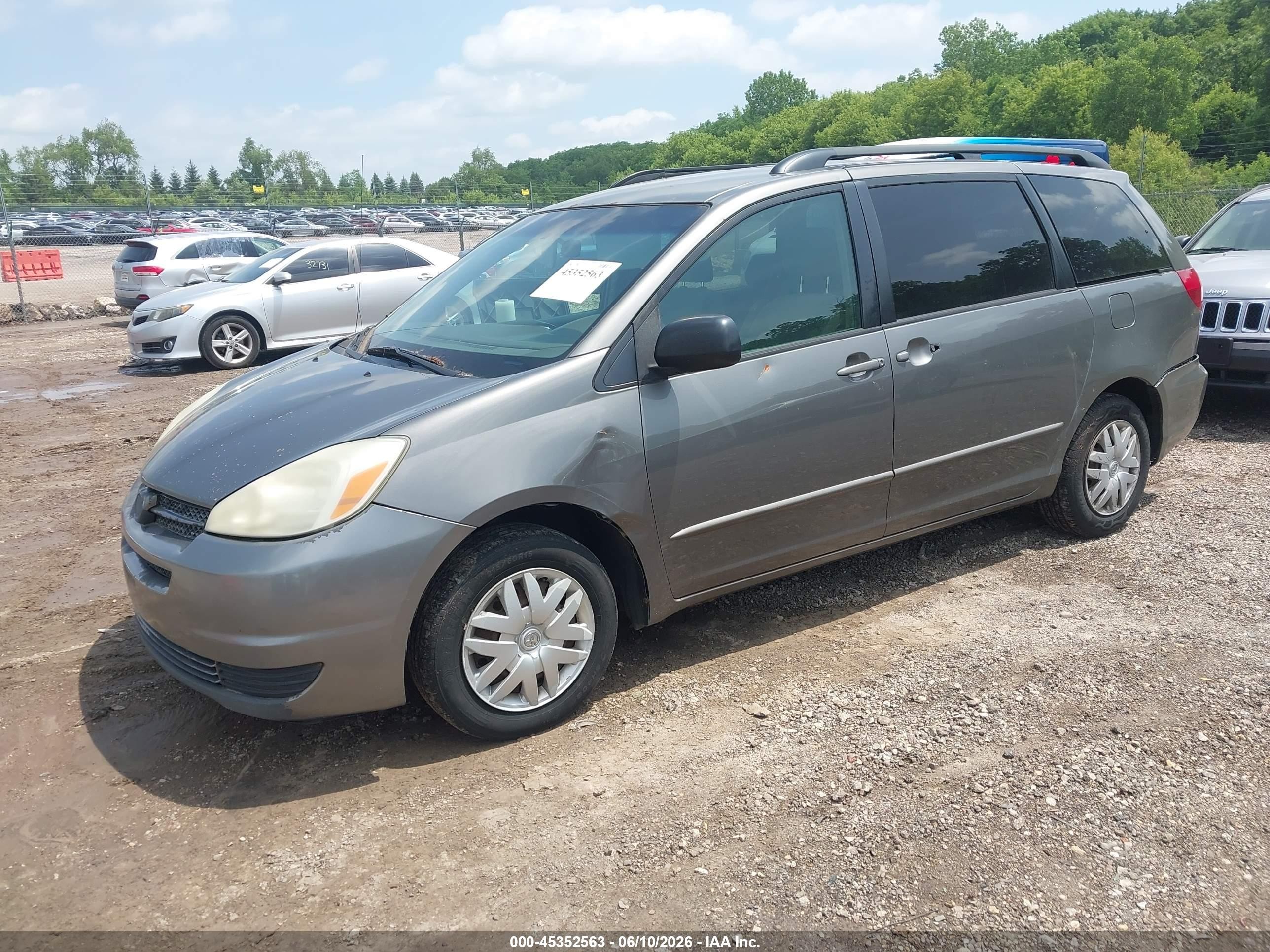 2005 Toyota Sienna Le Gray vin: 5TDZA23C65S282638