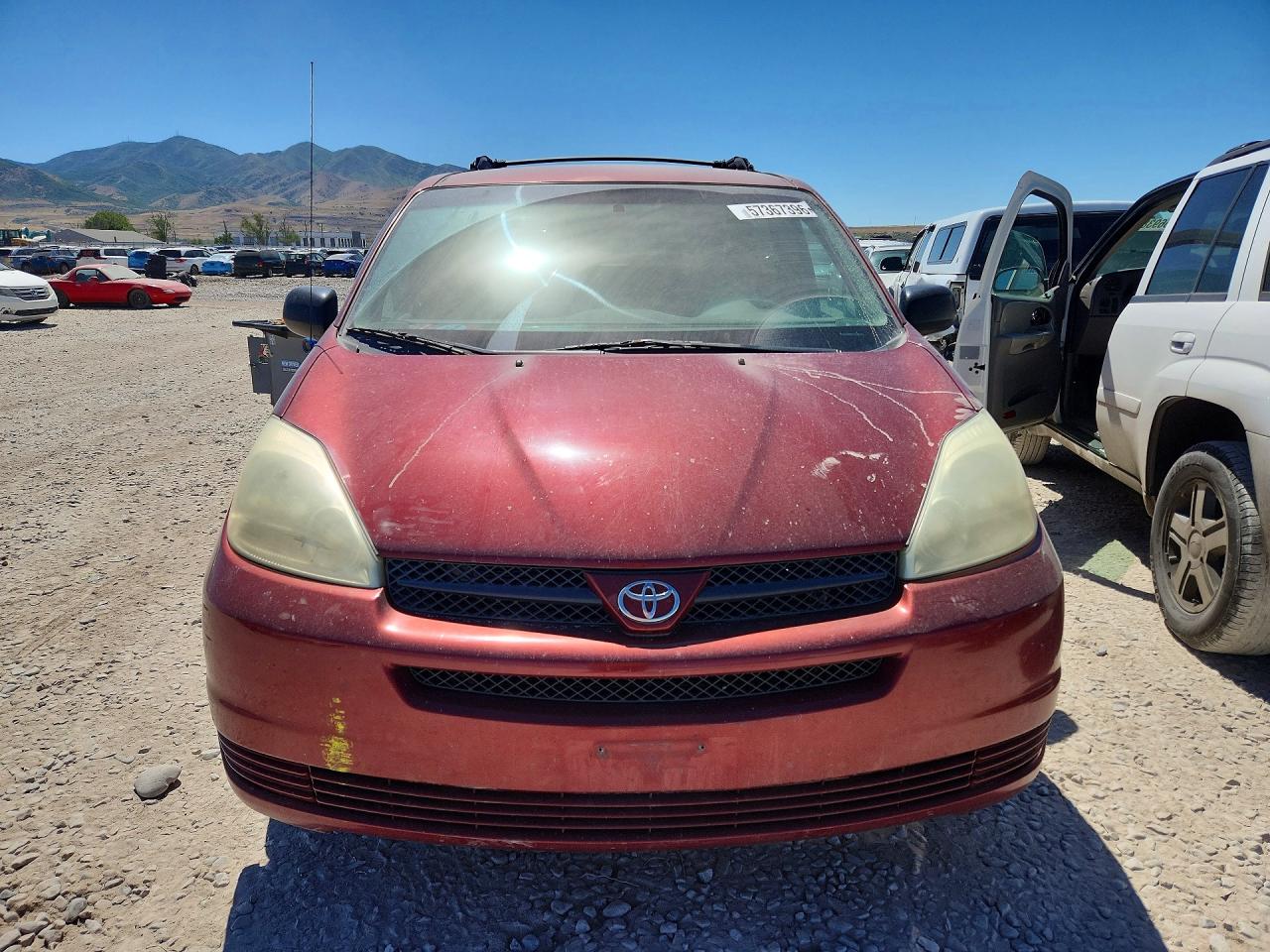 2005 Toyota Sienna Le 7 Passenger Бордовый vin: 5TDZA23C65S297172