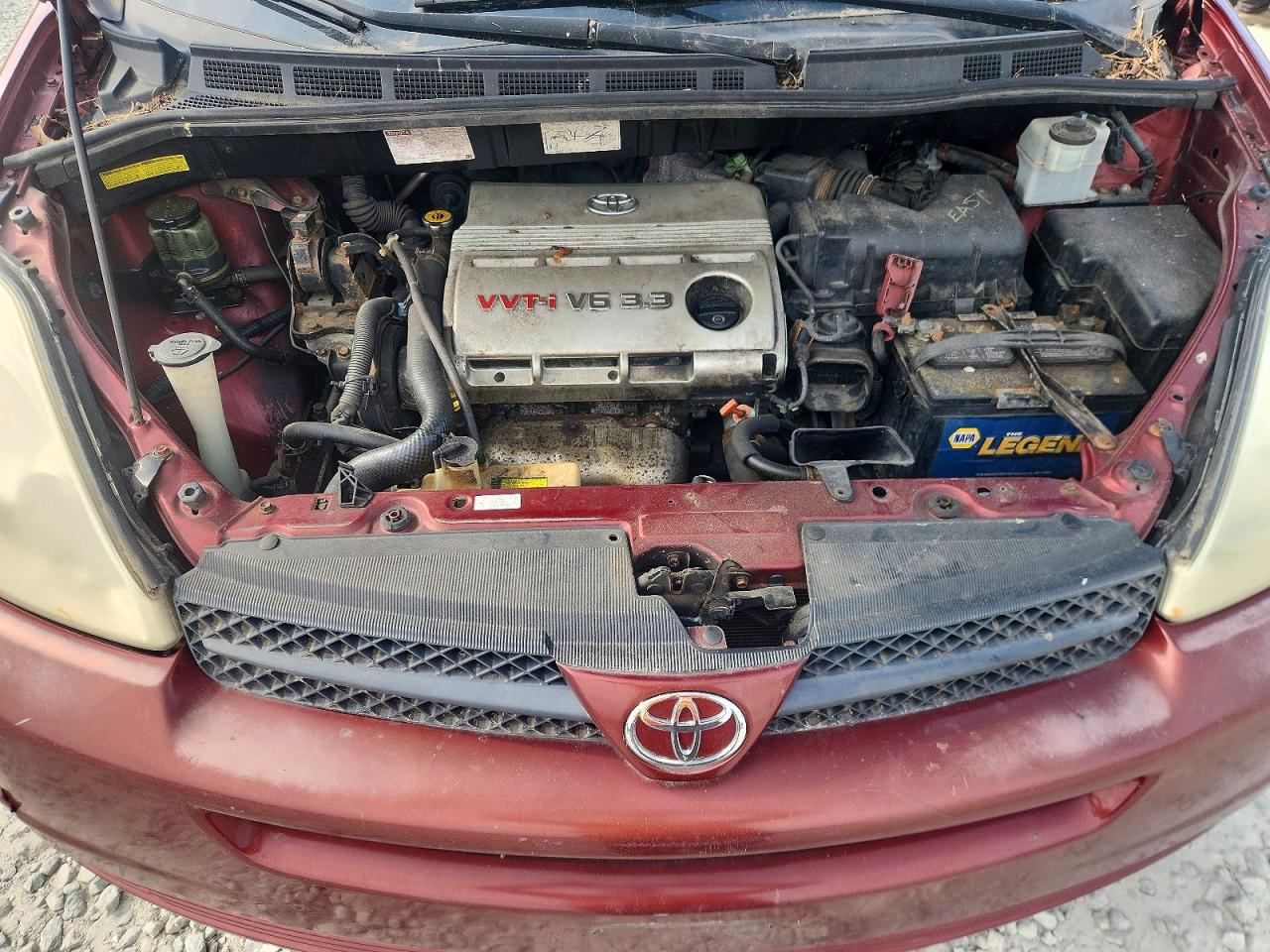 2005 Toyota Sienna Ce 7 Passenger Red vin: 5TDZA23C65S336472