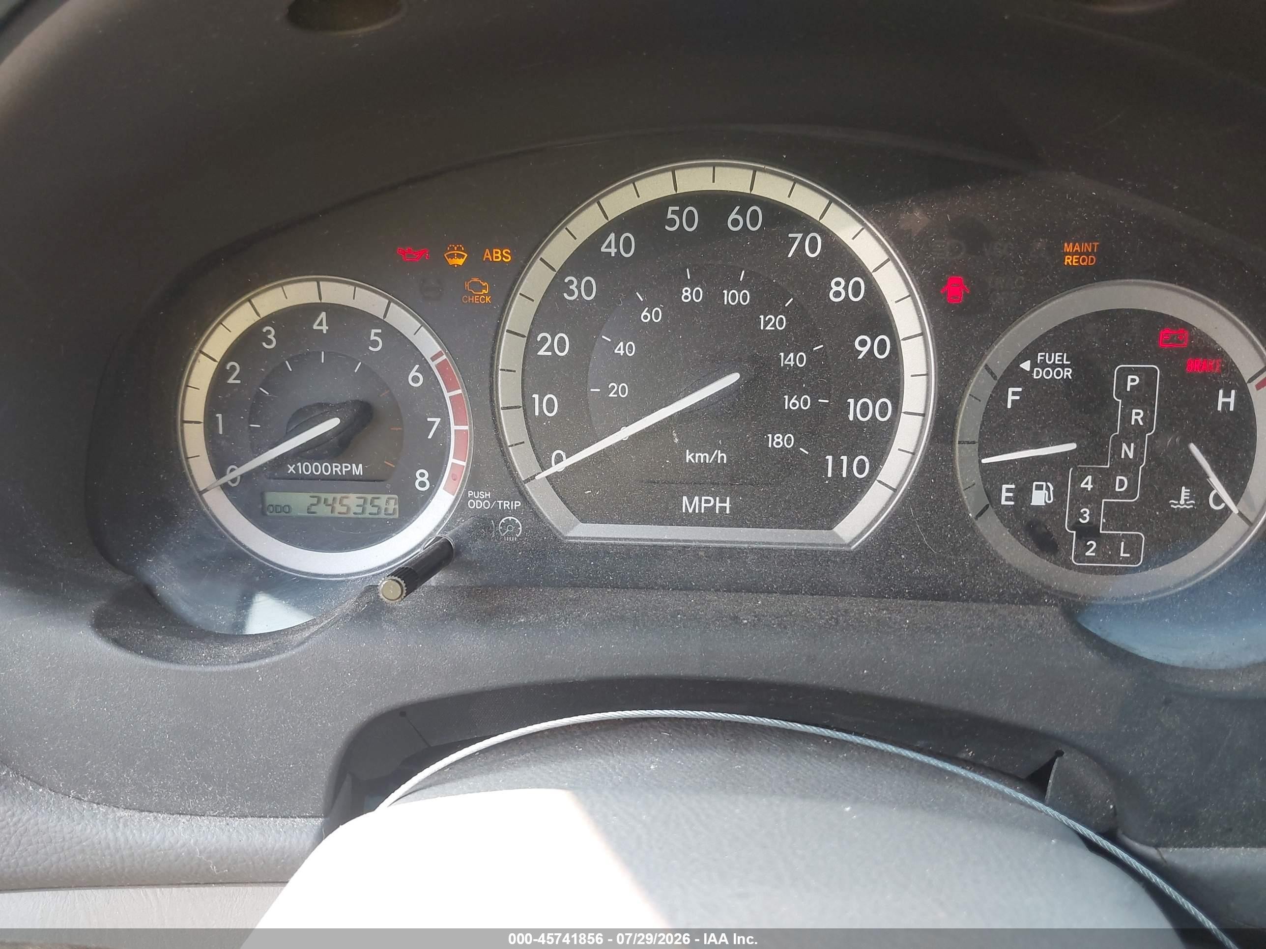 2005 Toyota Sienna Le Gray vin: 5TDZA23C65S344698