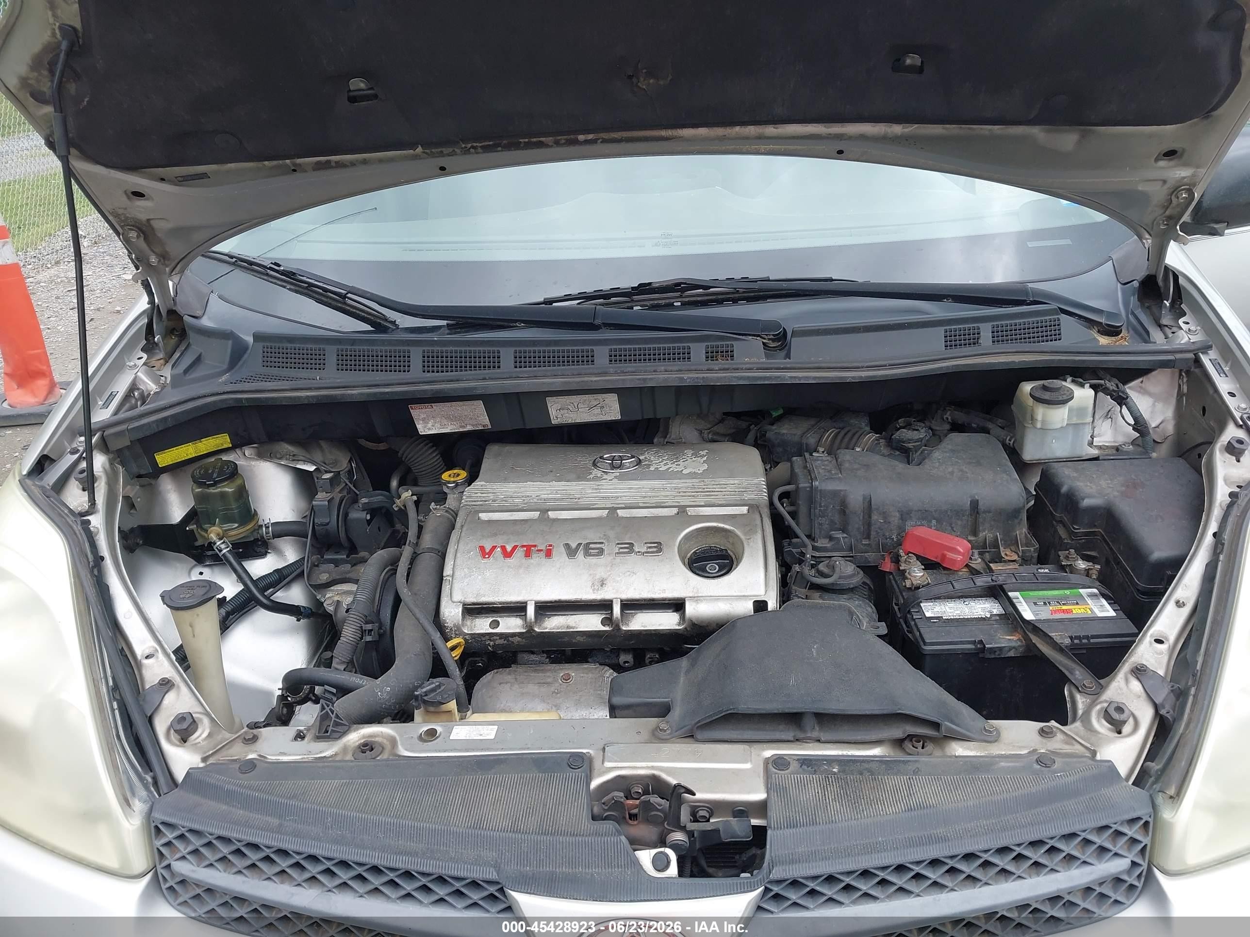 2005 Toyota Sienna Le Silver vin: 5TDZA23C65S350310