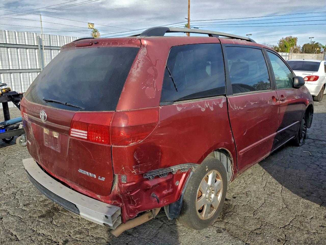 2005 Toyota Sienna Красный vin: 5TDZA23C65S355250
