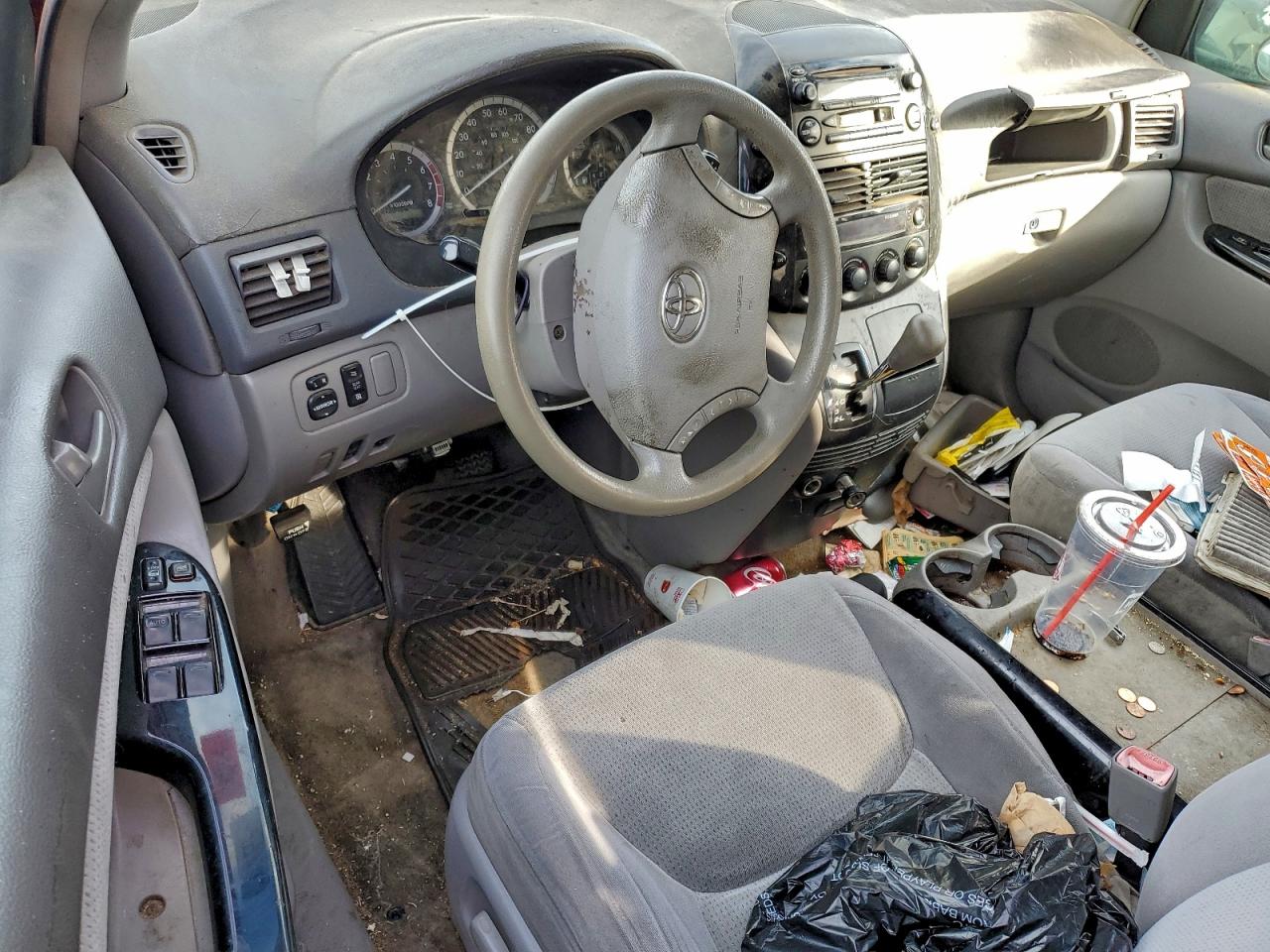 2005 Toyota Sienna Красный vin: 5TDZA23C65S355250