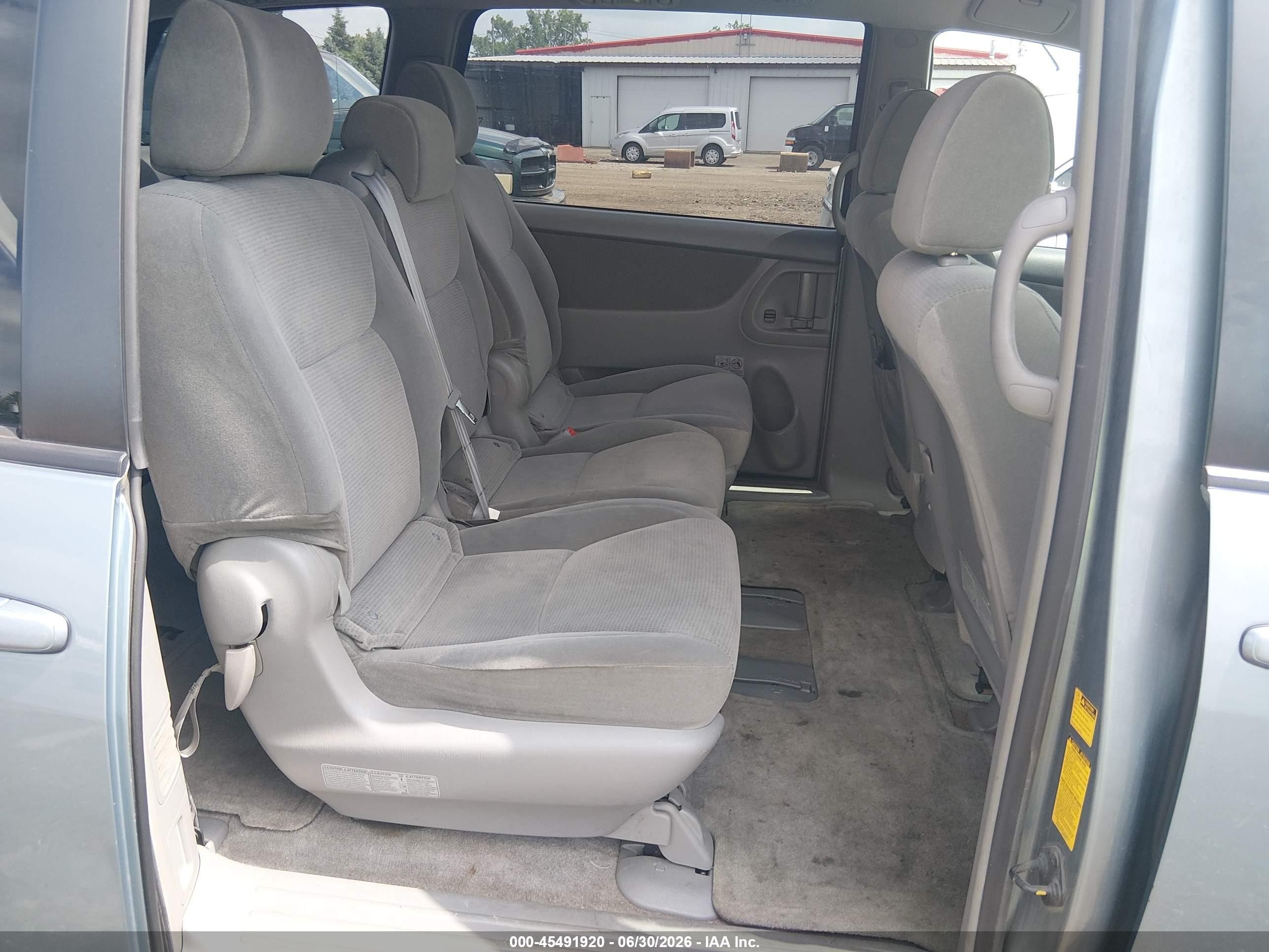 2005 Toyota Sienna Le Light Blue vin: 5TDZA23C65S360772