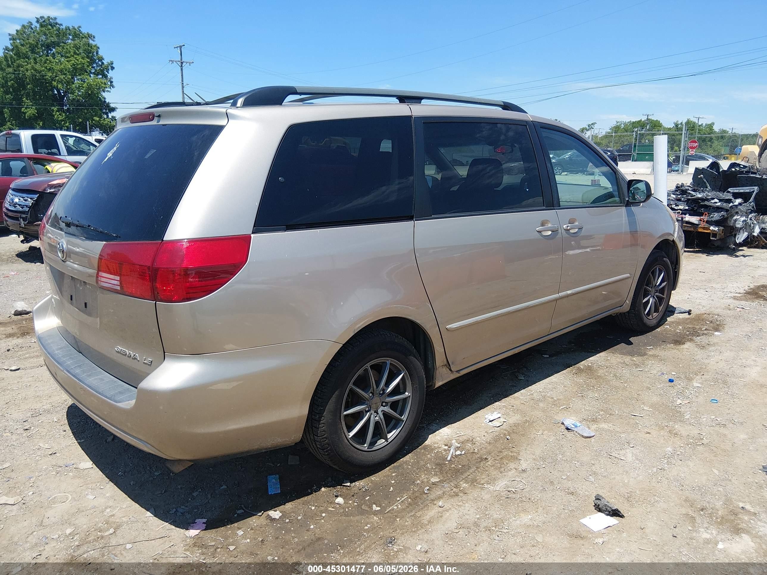 2005 Toyota Sienna Le Gold vin: 5TDZA23C65S379760