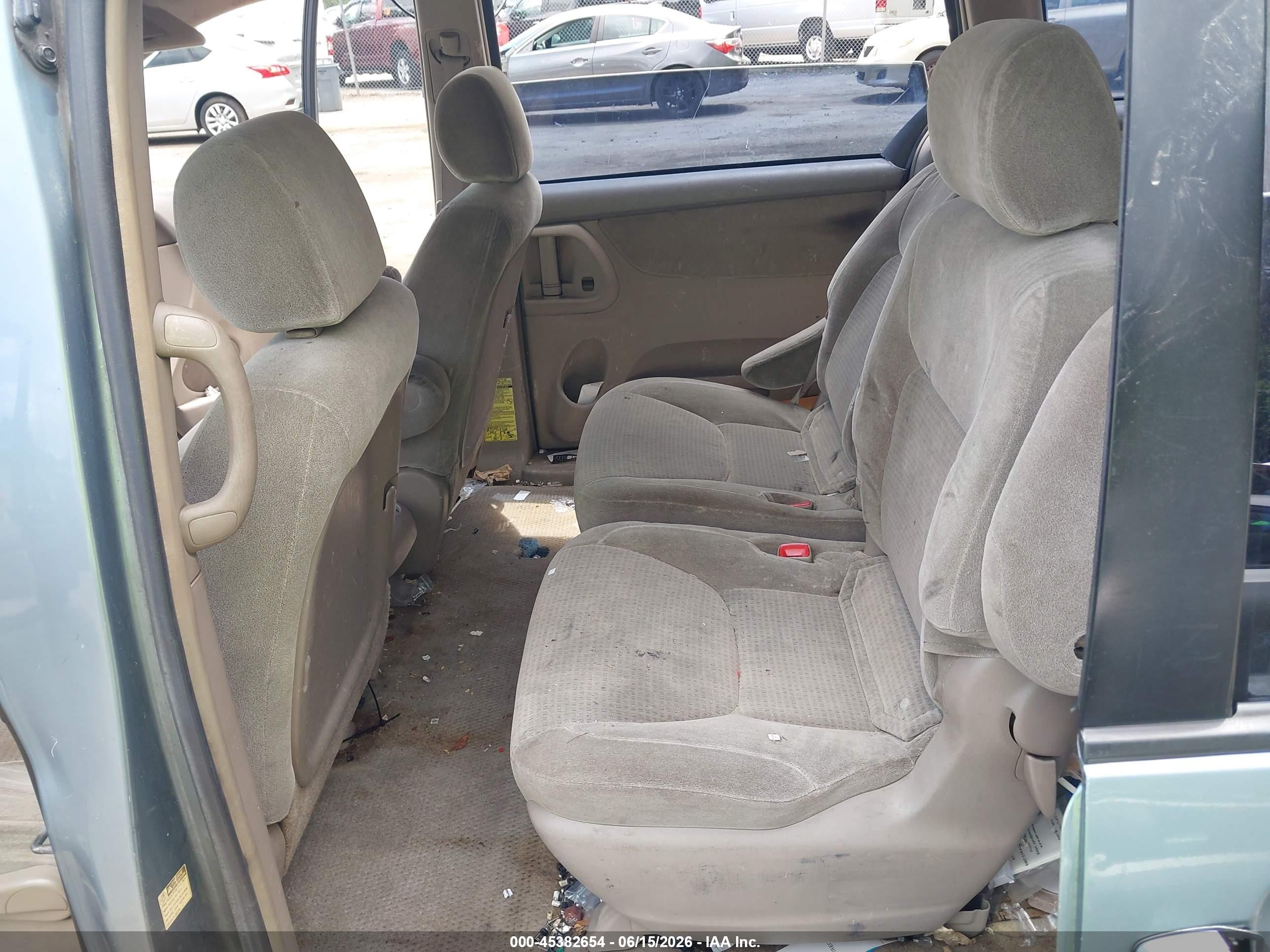 2006 Toyota Sienna Ce Light Blue vin: 5TDZA23C66S395328