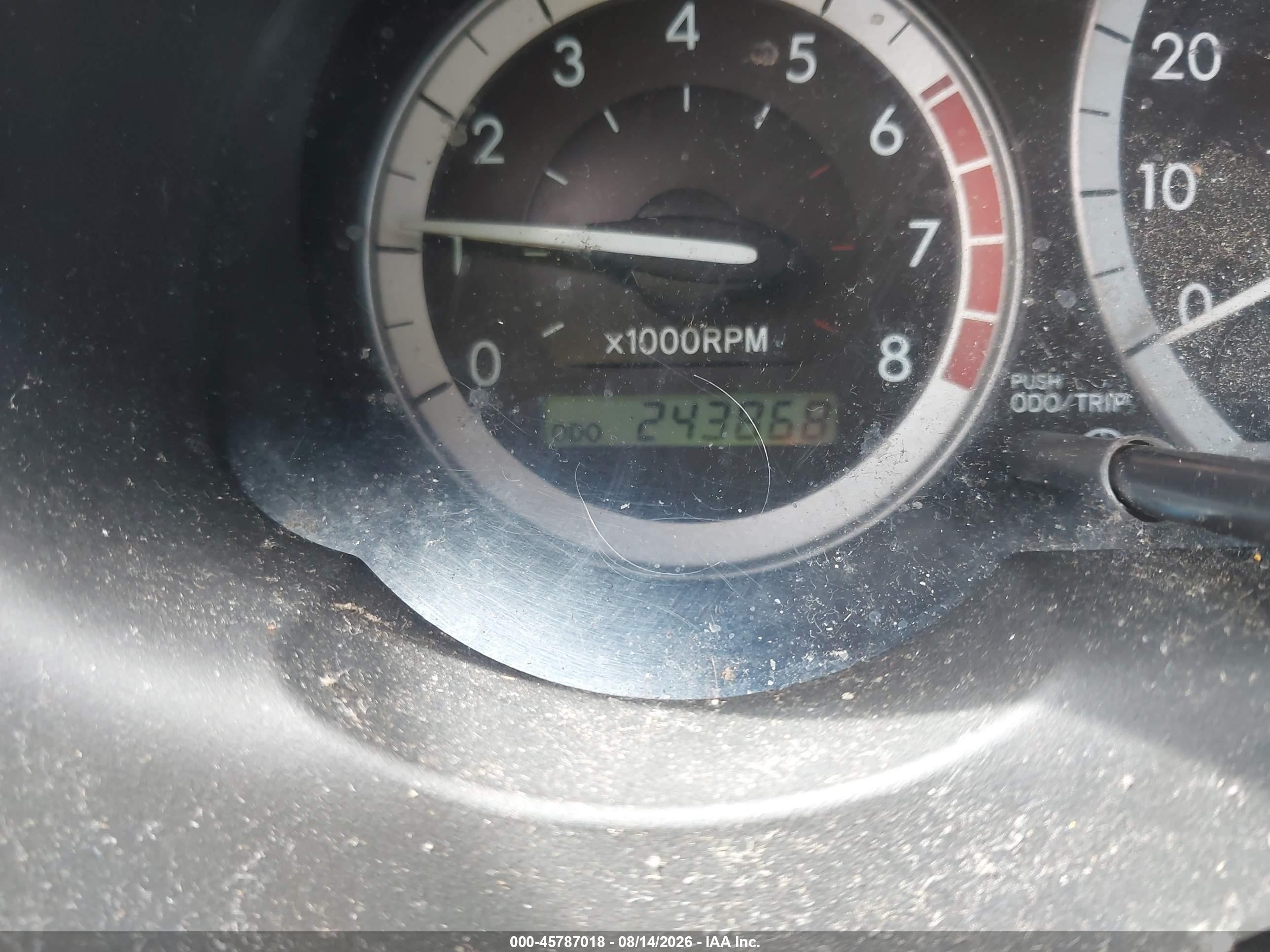 2006 Toyota Sienna Ce Blue vin: 5TDZA23C66S469315