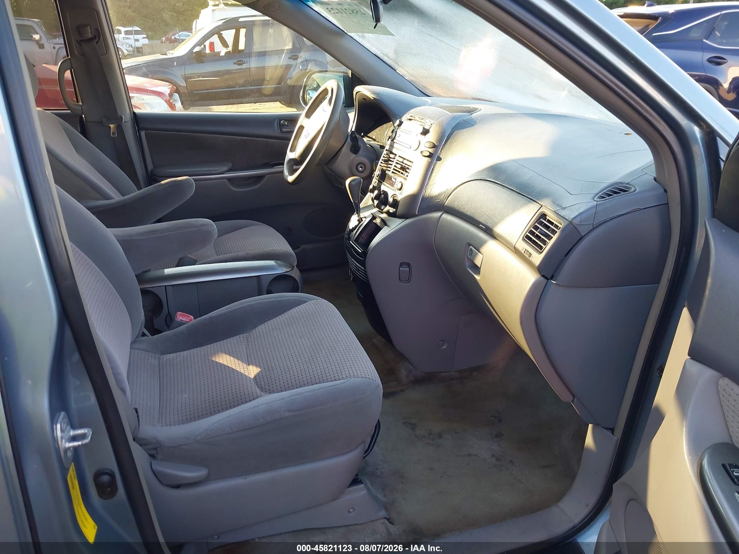 2006 Toyota Sienna Le Light Blue vin: 5TDZA23C66S503866