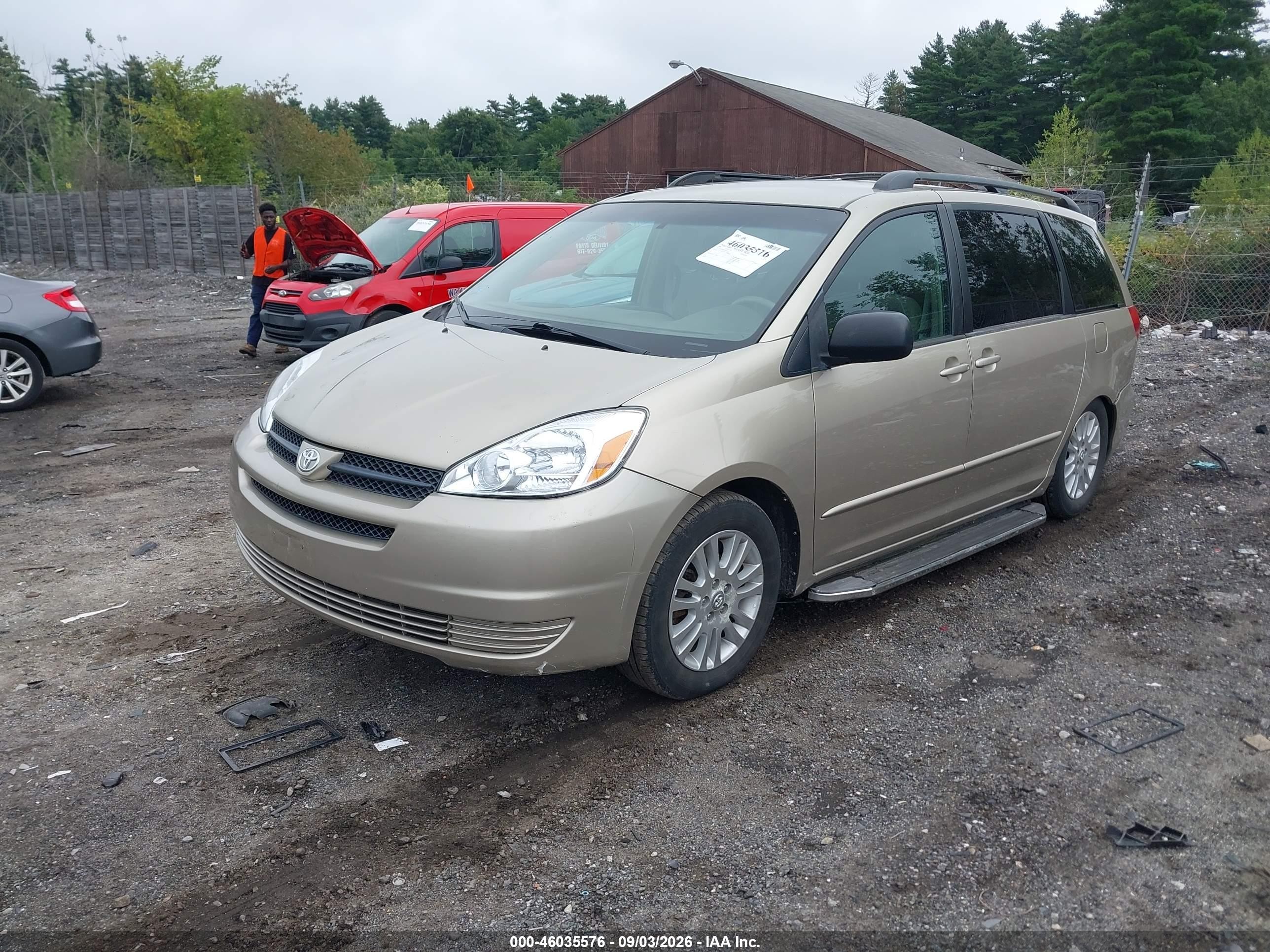 2004 Toyota Sienna Le Коричневый vin: 5TDZA23C74S068076