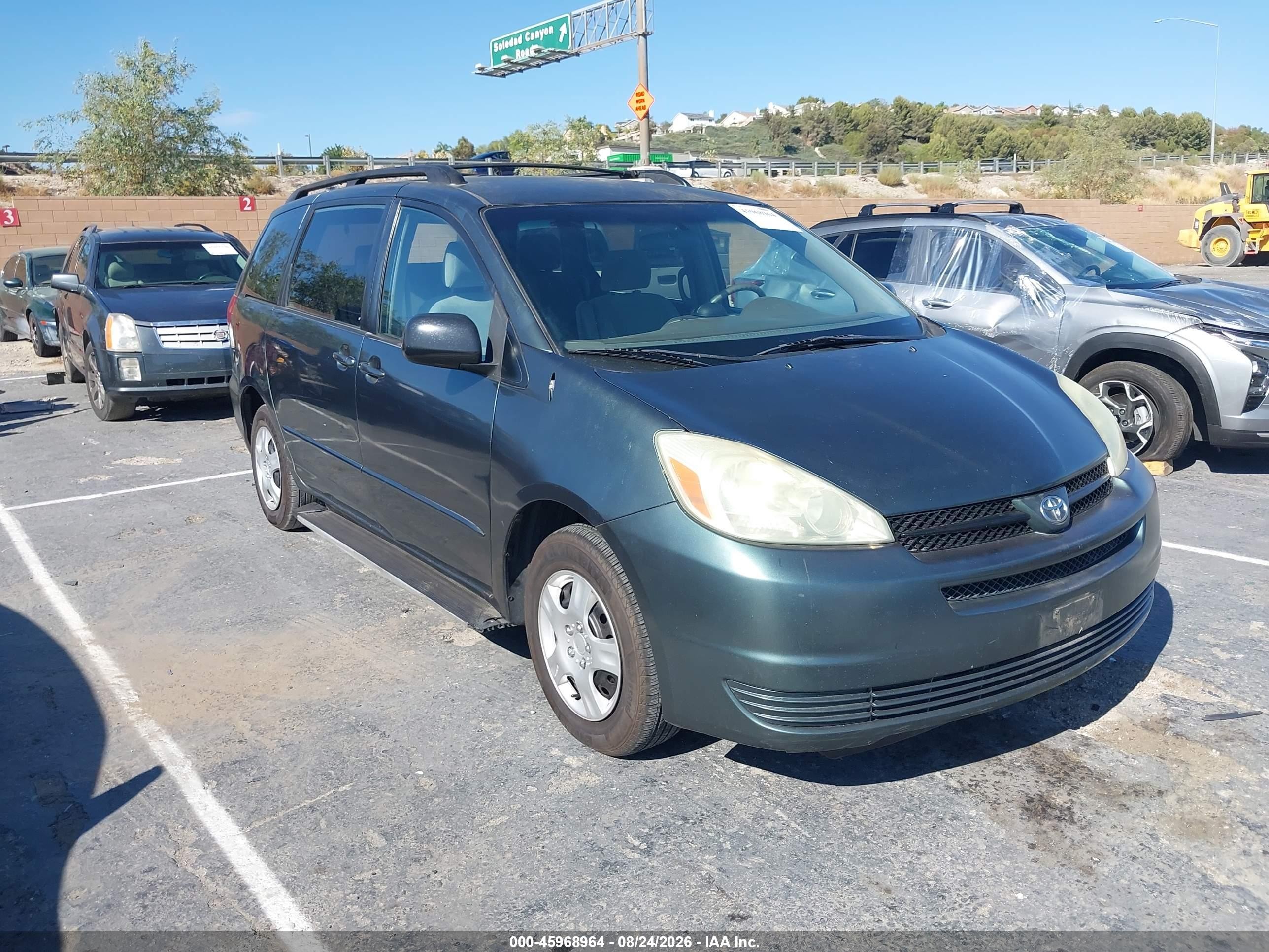 2004 Toyota Sienna Ce Green vin: 5TDZA23C74S114943