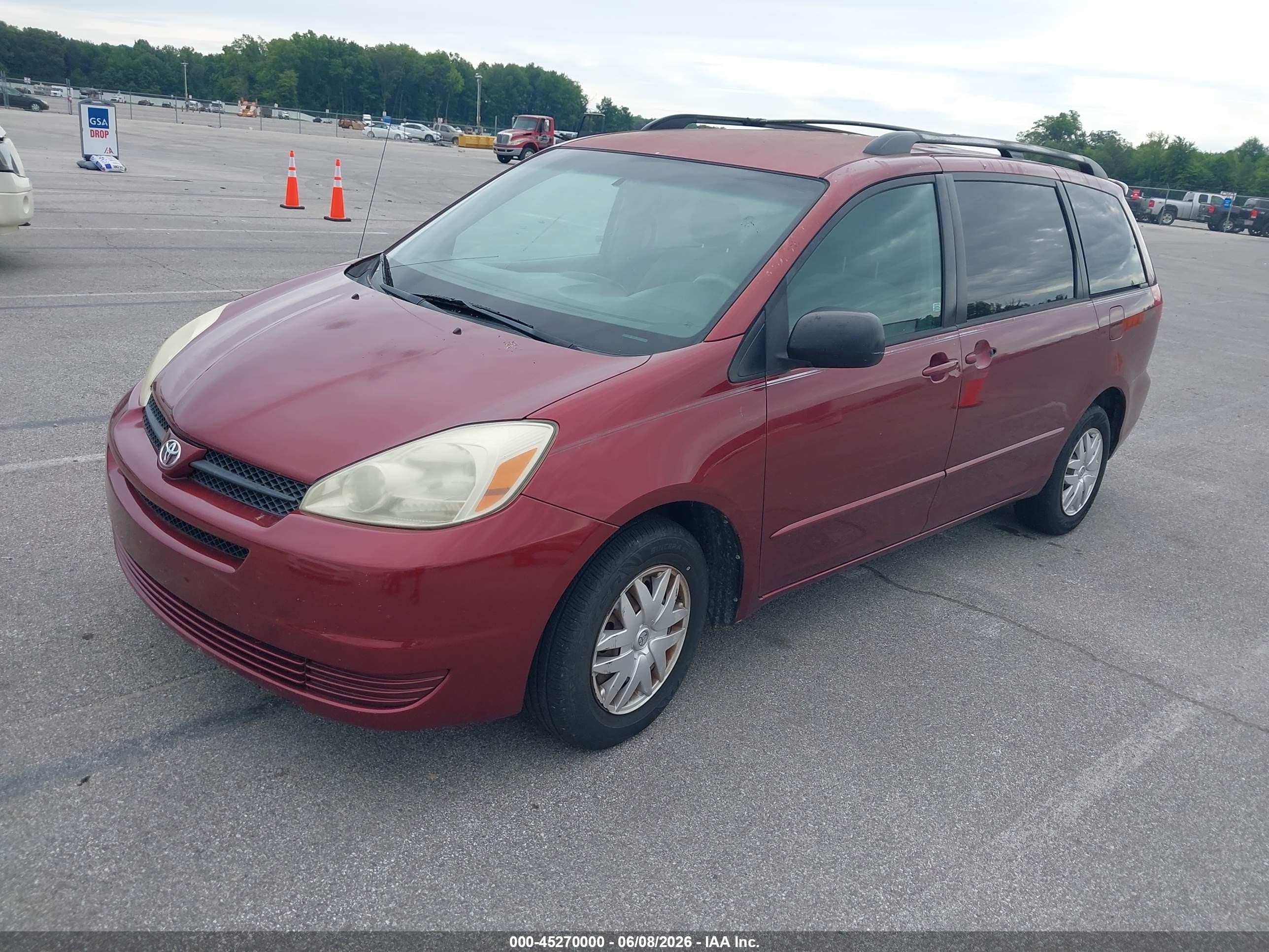 2005 Toyota Sienna Le Red vin: 5TDZA23C75S236137
