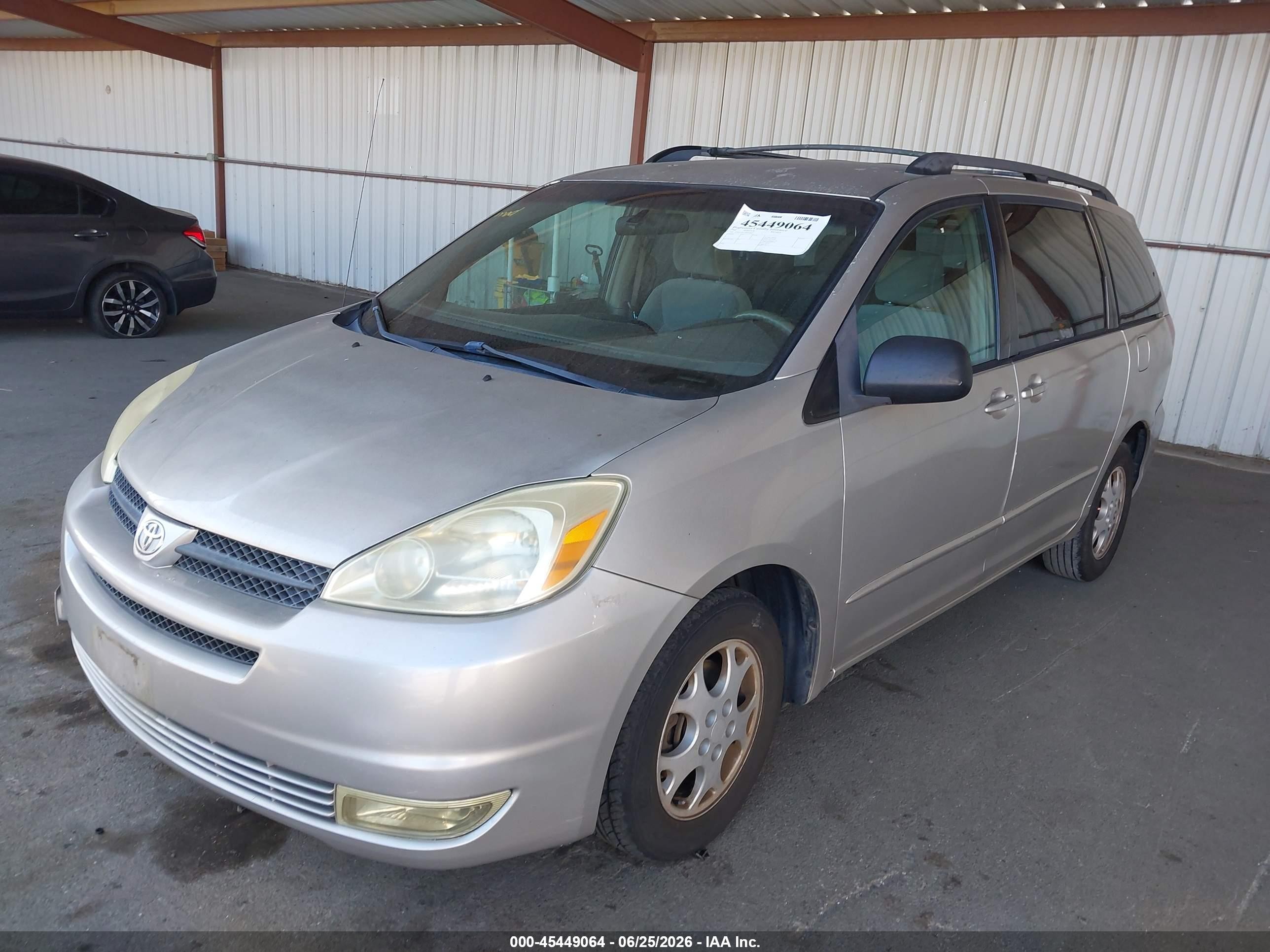 2005 Toyota Sienna Le Silver vin: 5TDZA23C75S252662