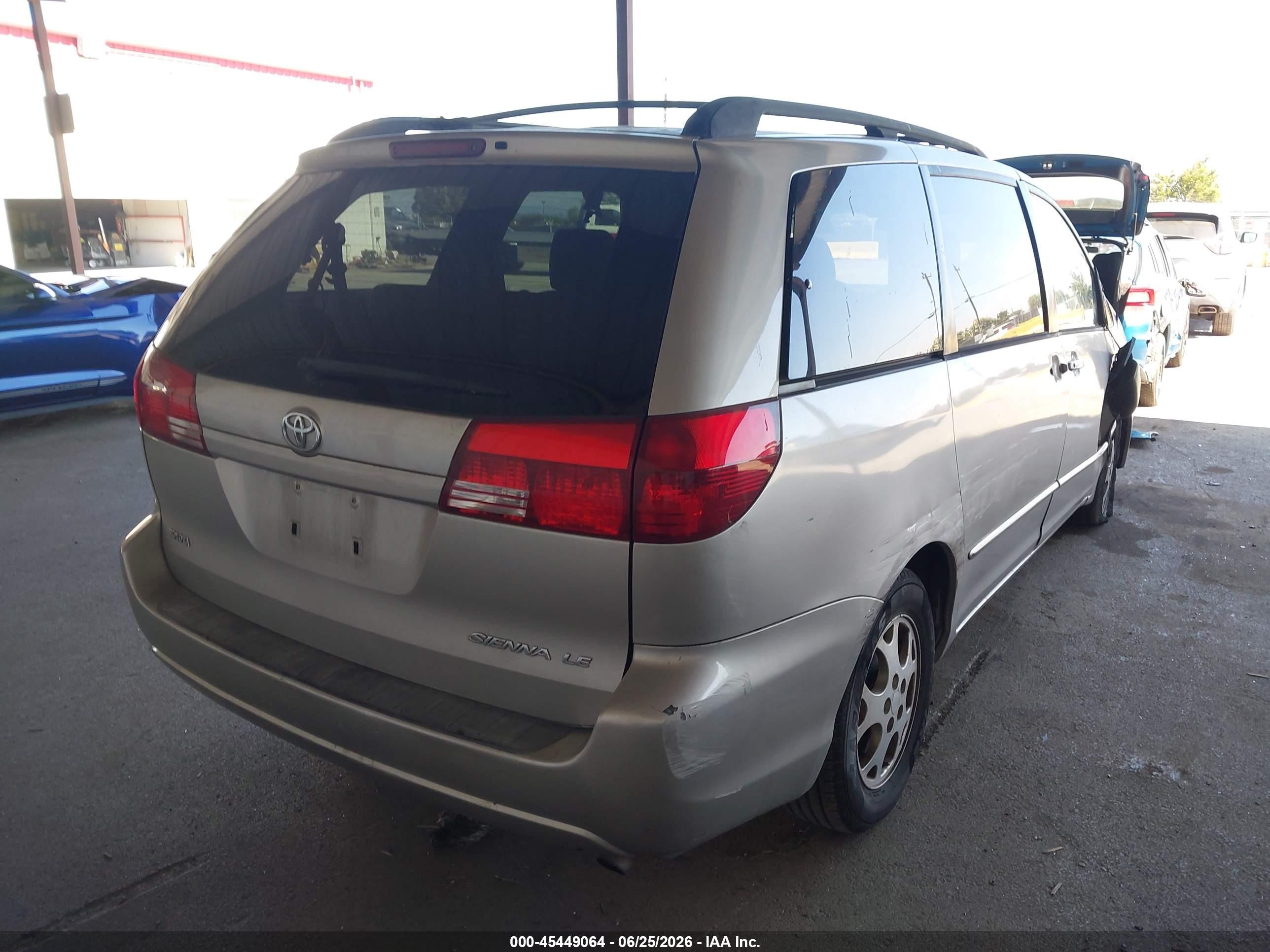2005 Toyota Sienna Le Silver vin: 5TDZA23C75S252662