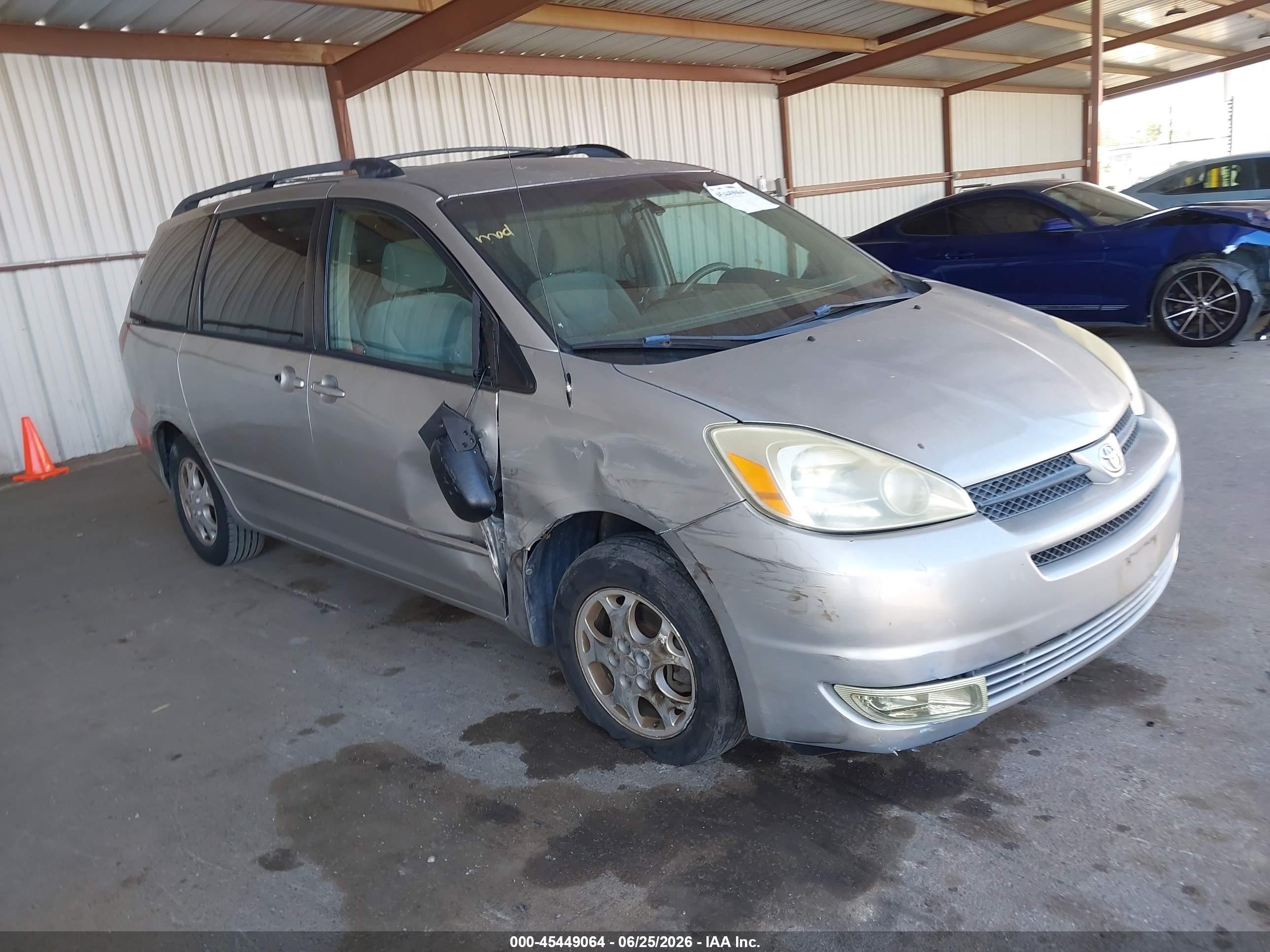2005 Toyota Sienna Le Silver vin: 5TDZA23C75S252662