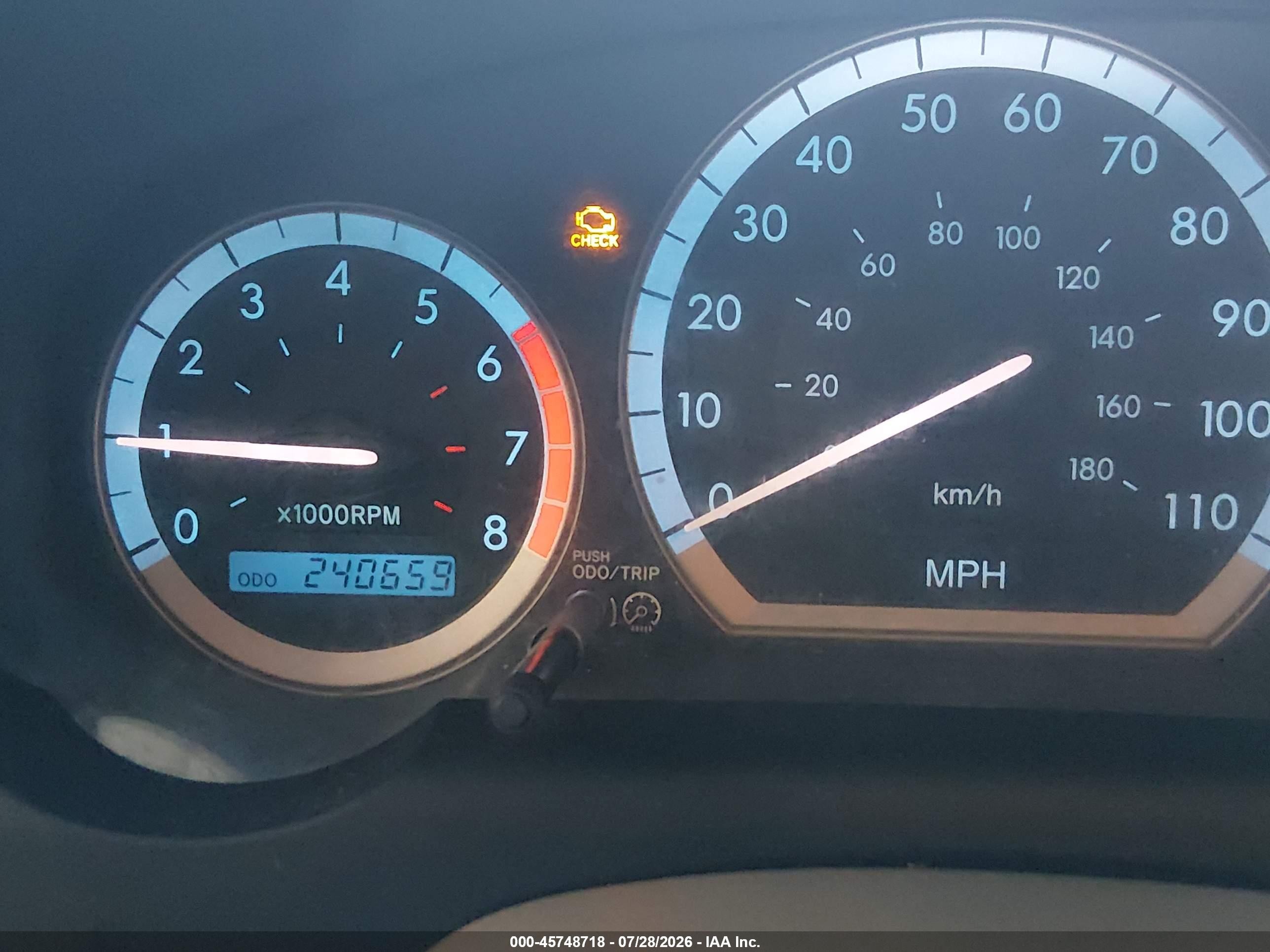 2005 Toyota Sienna Le Green vin: 5TDZA23C75S263287