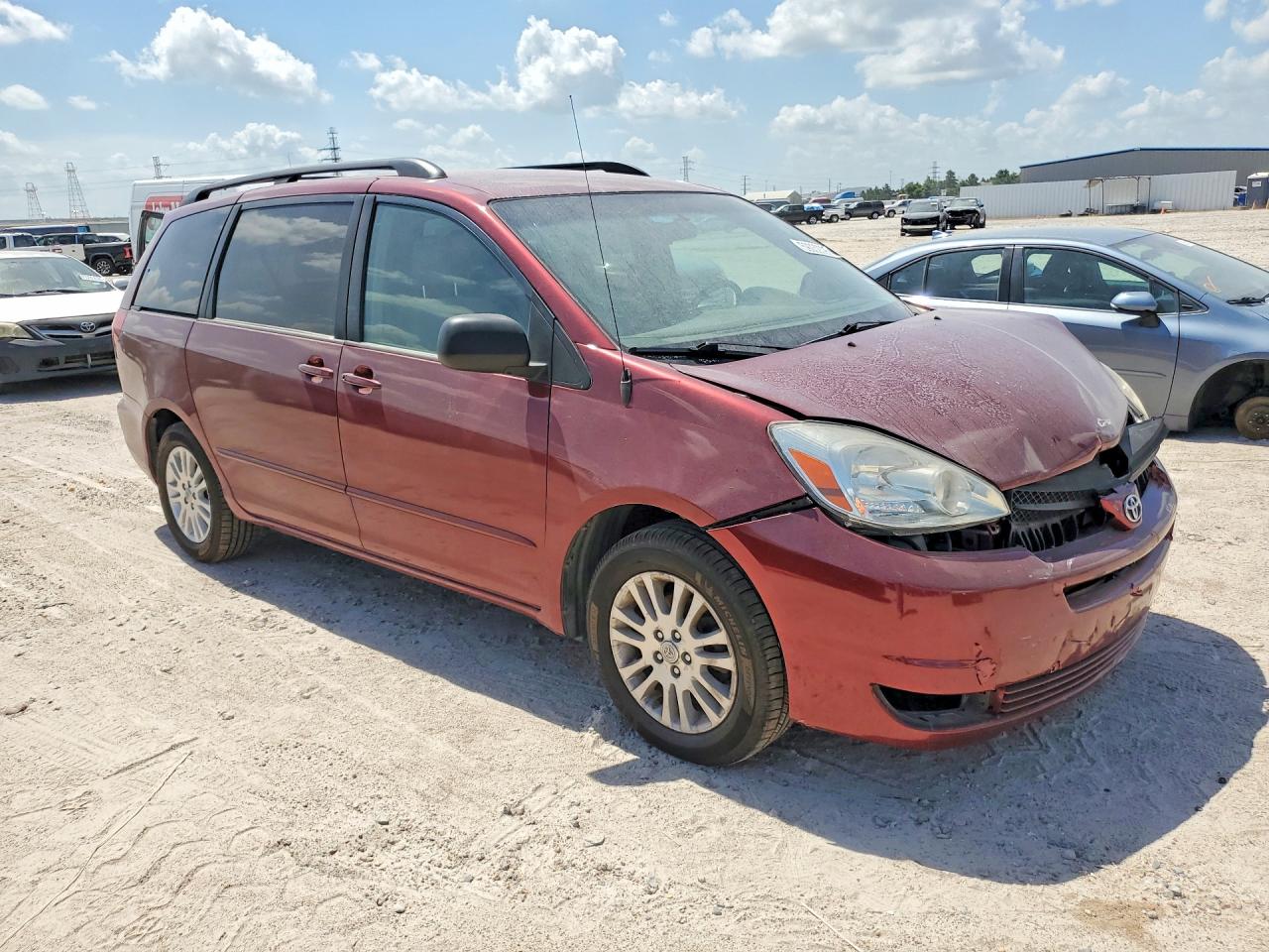 2005 Toyota Sienna Le 8 Passenger Maroon vin: 5TDZA23C75S277996