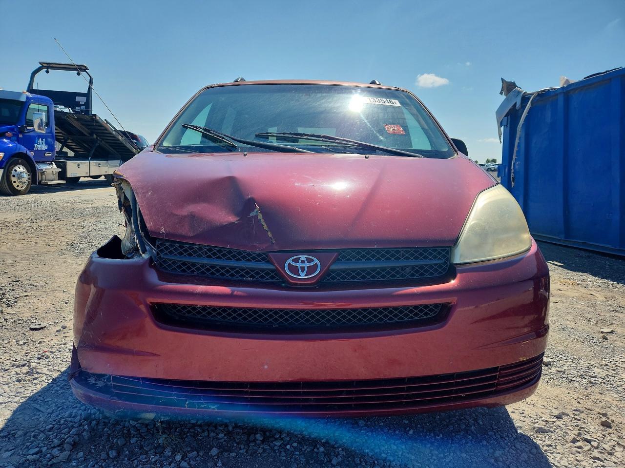 2005 Toyota Sienna Le 7 Passenger Red vin: 5TDZA23C75S354480