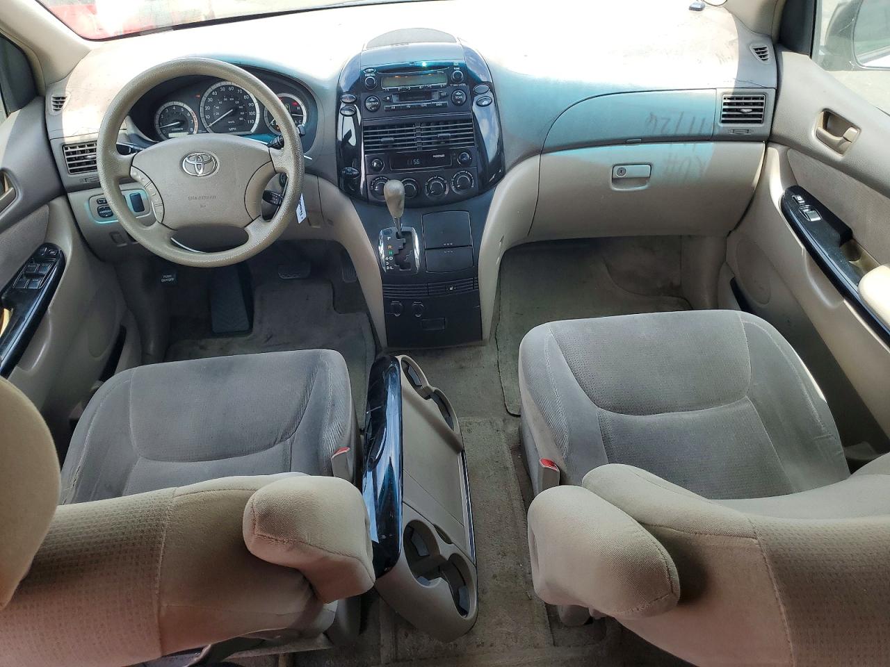 2005 Toyota Sienna Le 7 Passenger White vin: 5TDZA23C75S355693