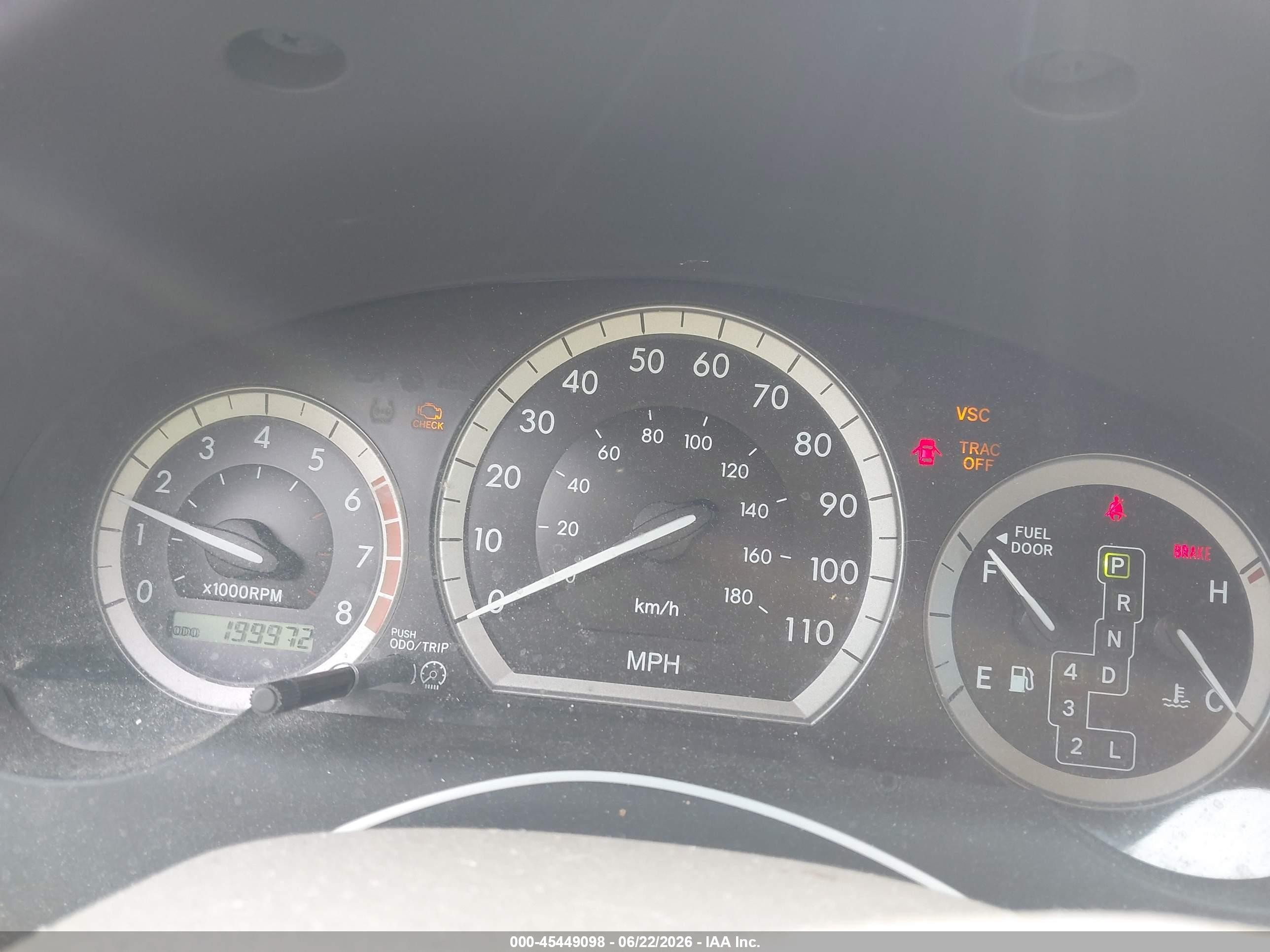 2005 Toyota Sienna Le Champagne vin: 5TDZA23C75S378360