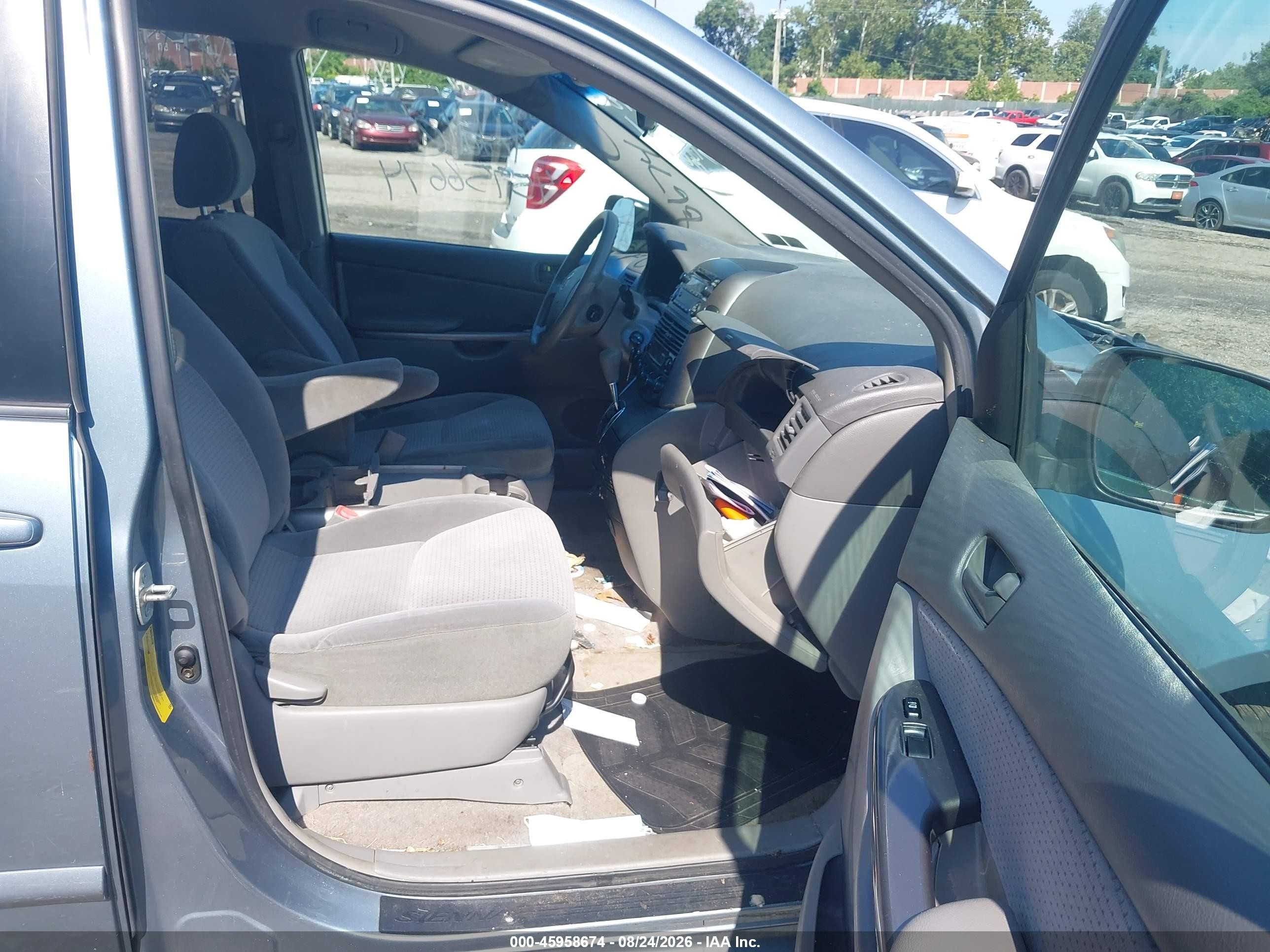 2006 Toyota Sienna Le Light Blue vin: 5TDZA23C76S398948