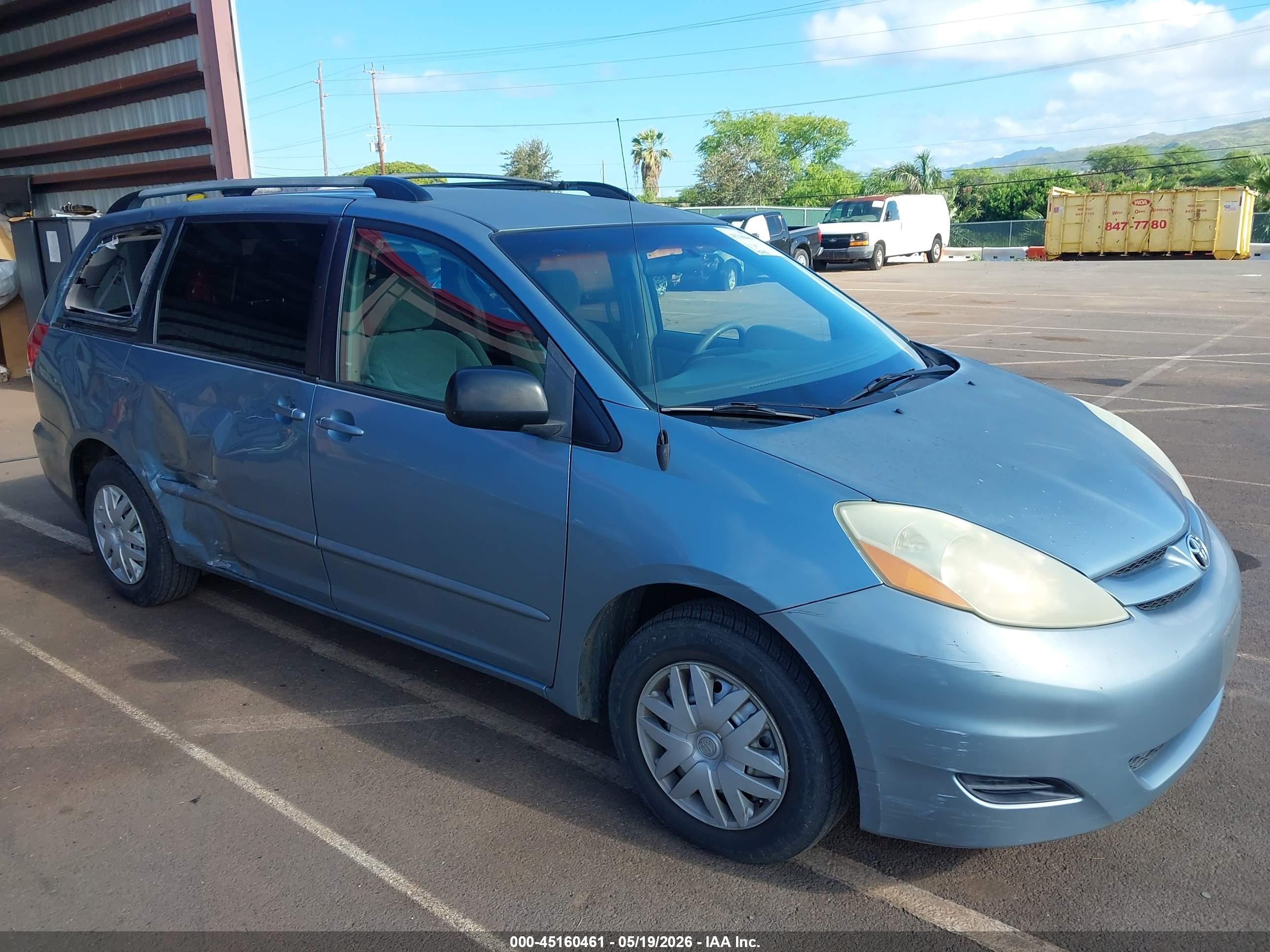 2006 Toyota Sienna Le Light Blue vin: 5TDZA23C76S399775