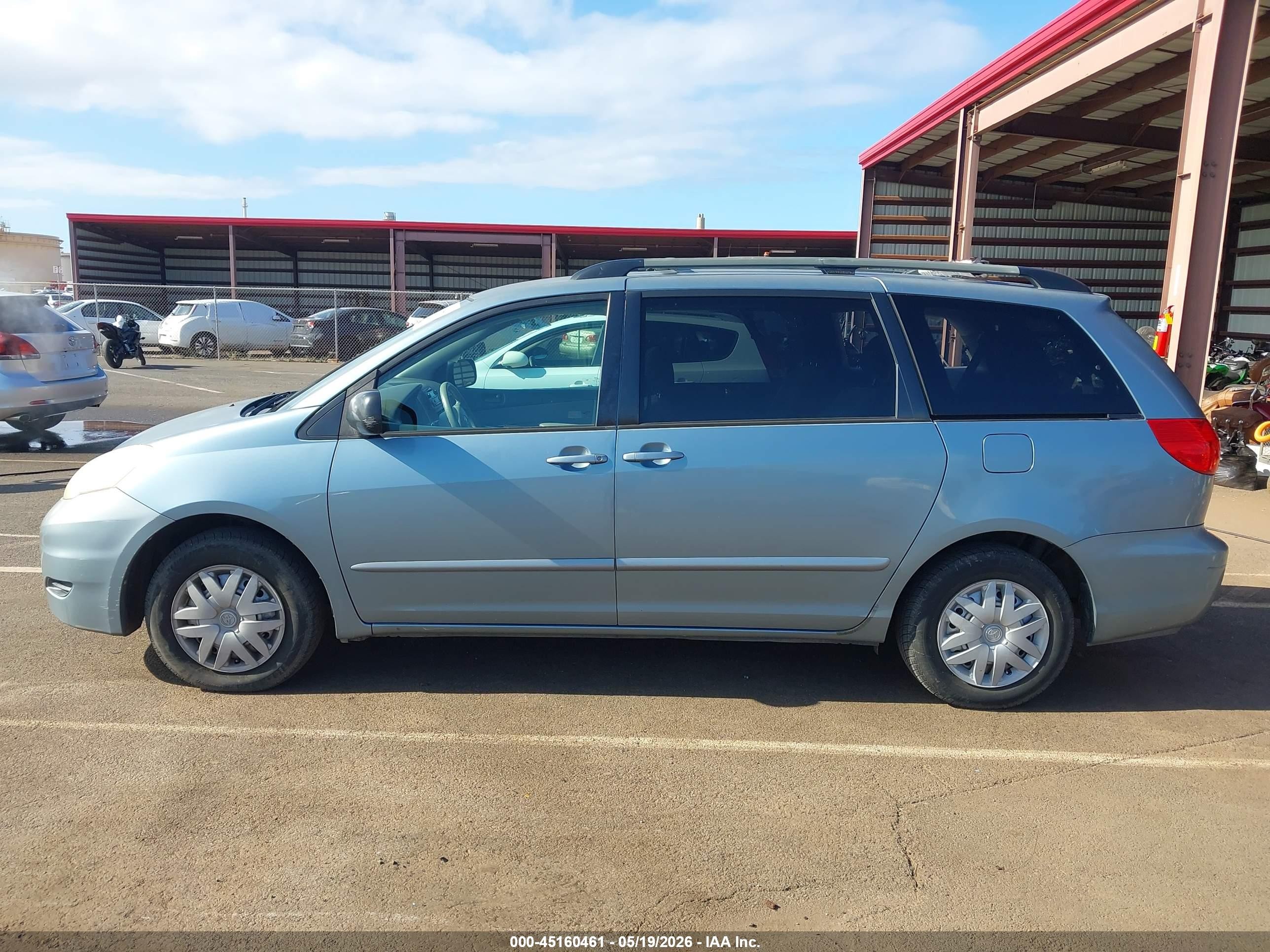 2006 Toyota Sienna Le Light Blue vin: 5TDZA23C76S399775