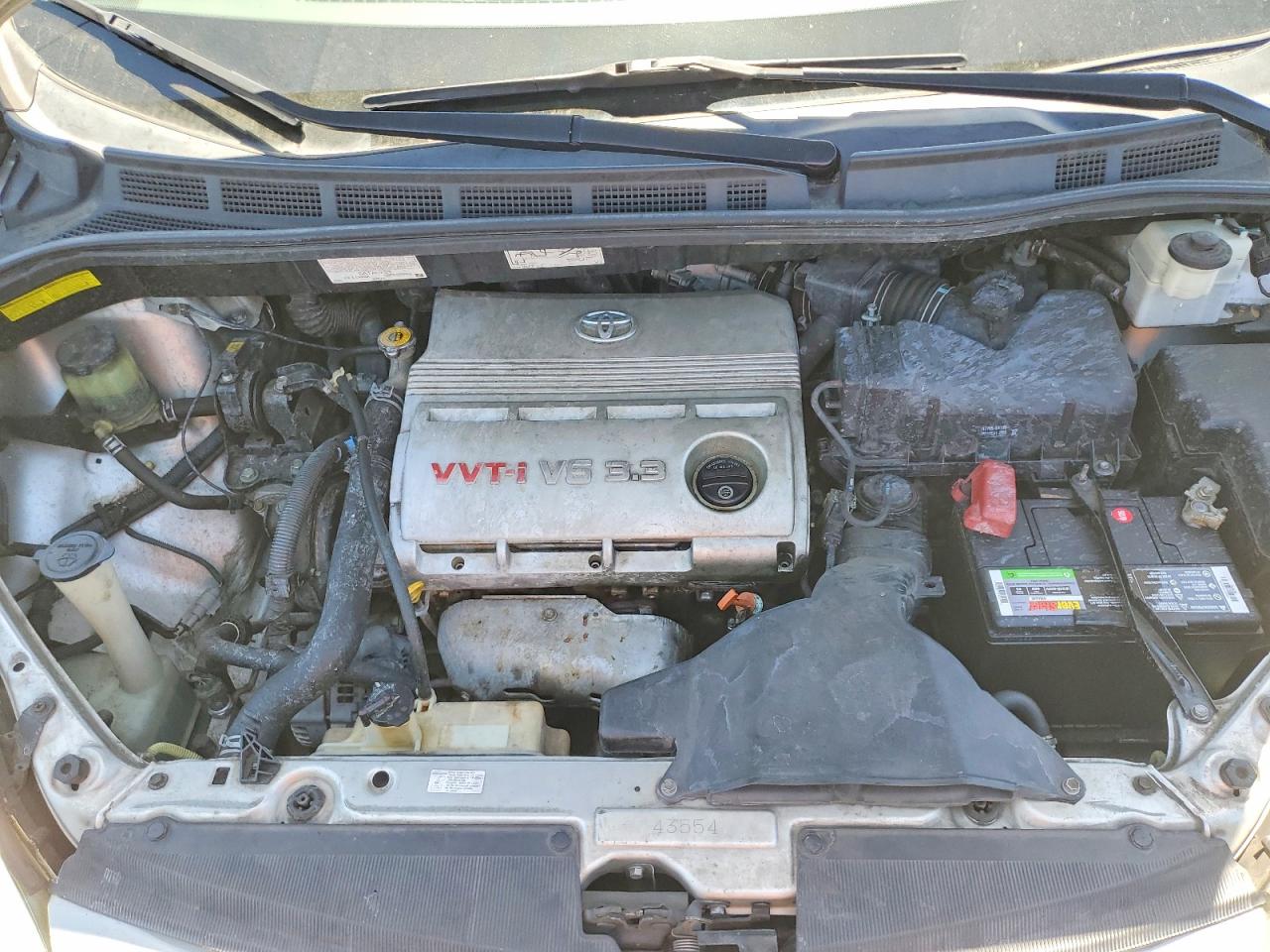 2006 Toyota Sienna Silver vin: 5TDZA23C76S431060