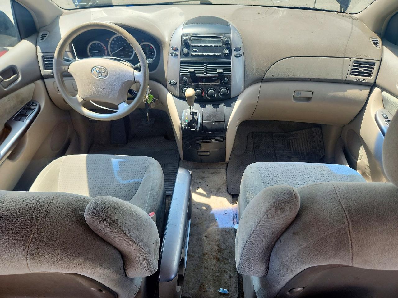 2006 Toyota Sienna Ce 7 Passenger Синий vin: 5TDZA23C76S445007