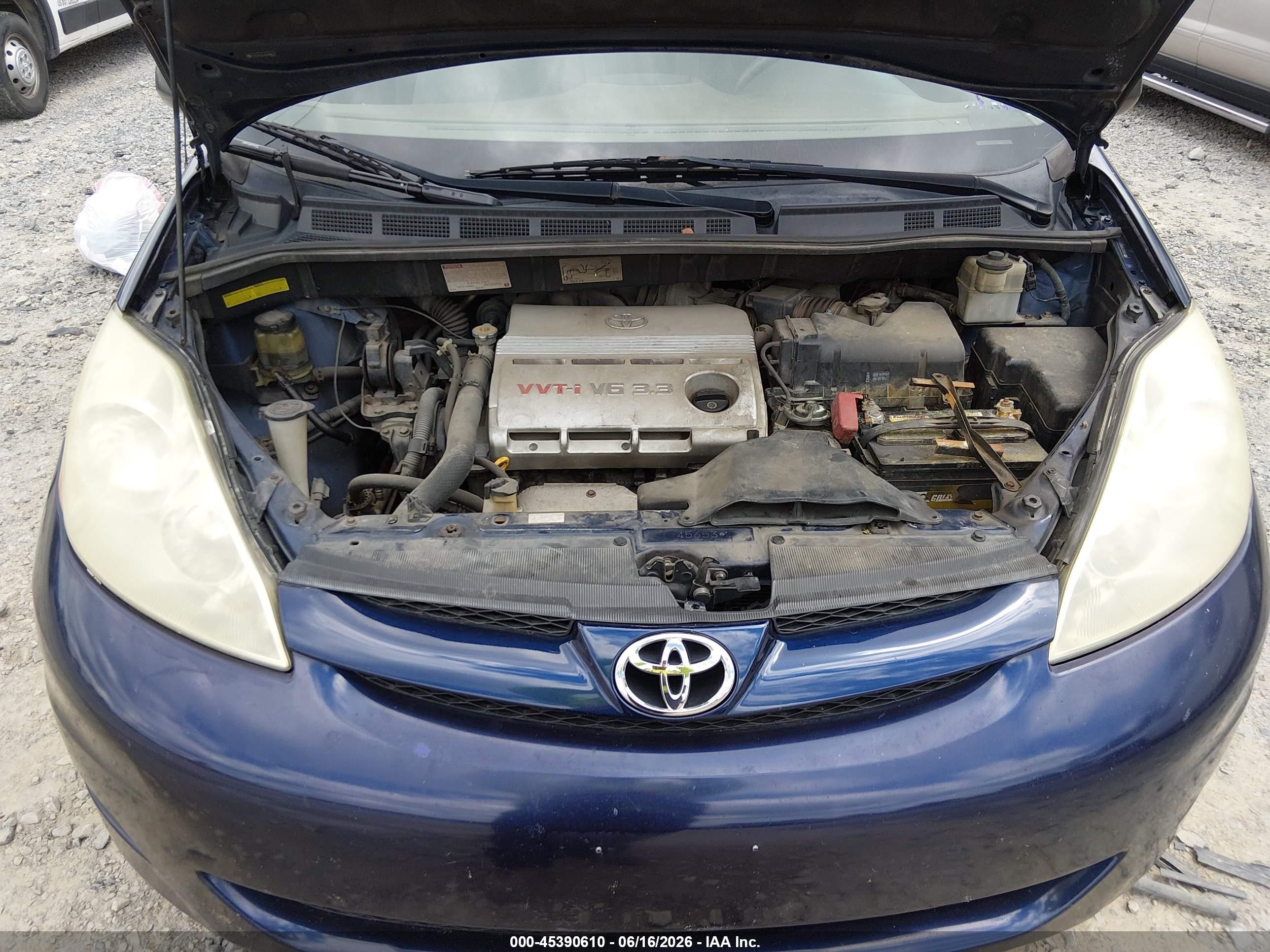 2006 Toyota Sienna Le Blue vin: 5TDZA23C76S468612