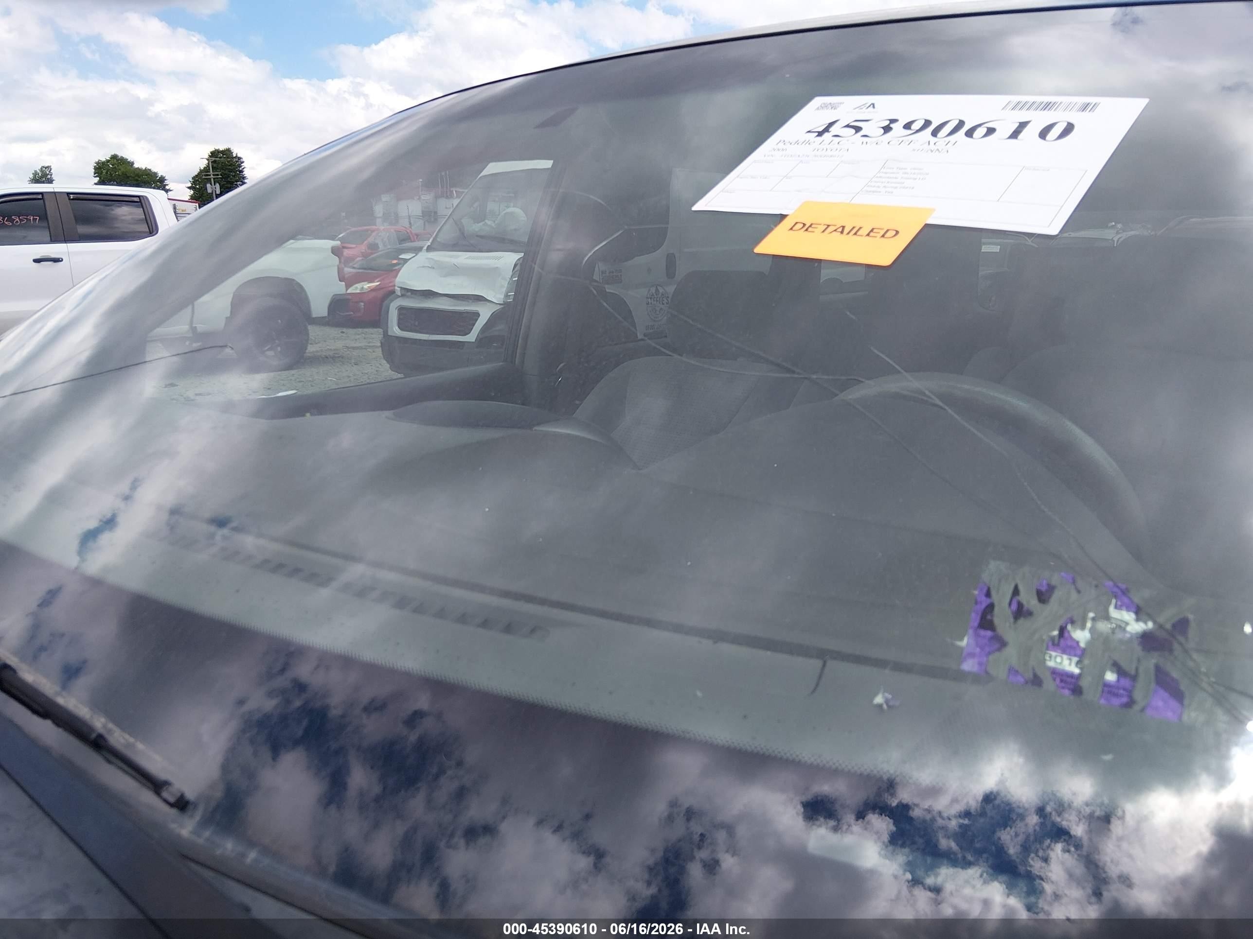 2006 Toyota Sienna Le Blue vin: 5TDZA23C76S468612