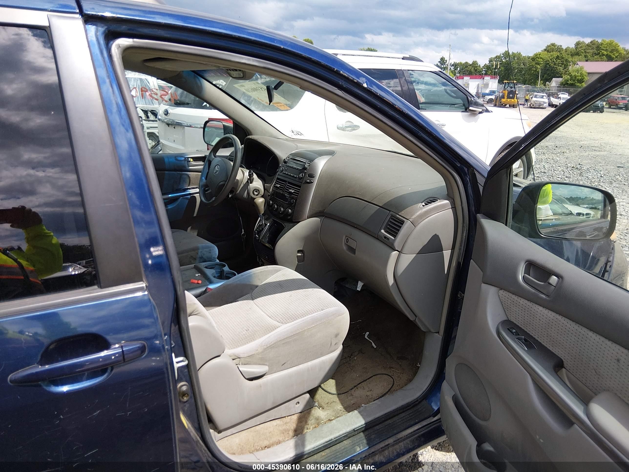 2006 Toyota Sienna Le Blue vin: 5TDZA23C76S468612