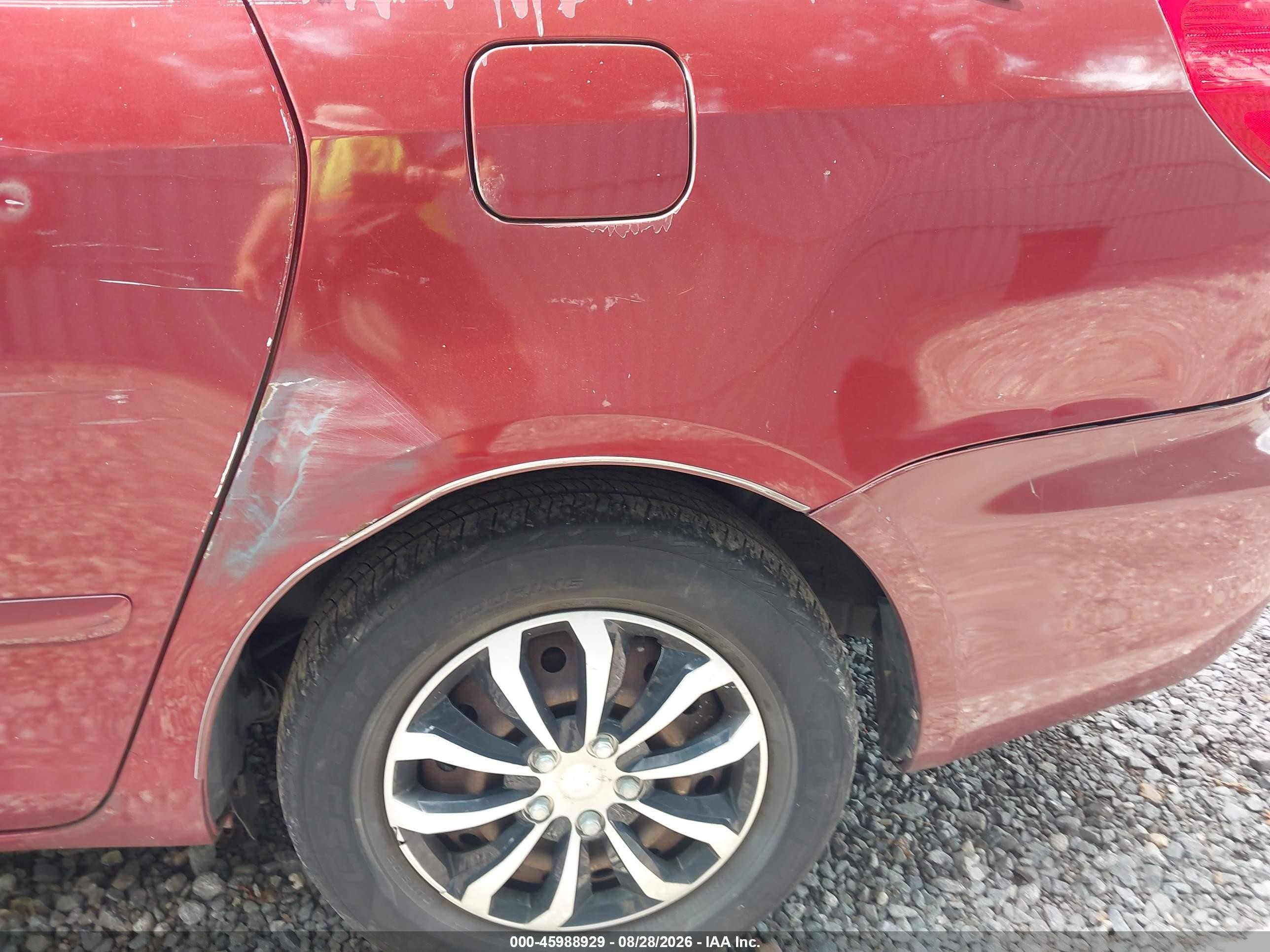 2006 Toyota Sienna Le Красный vin: 5TDZA23C76S484325