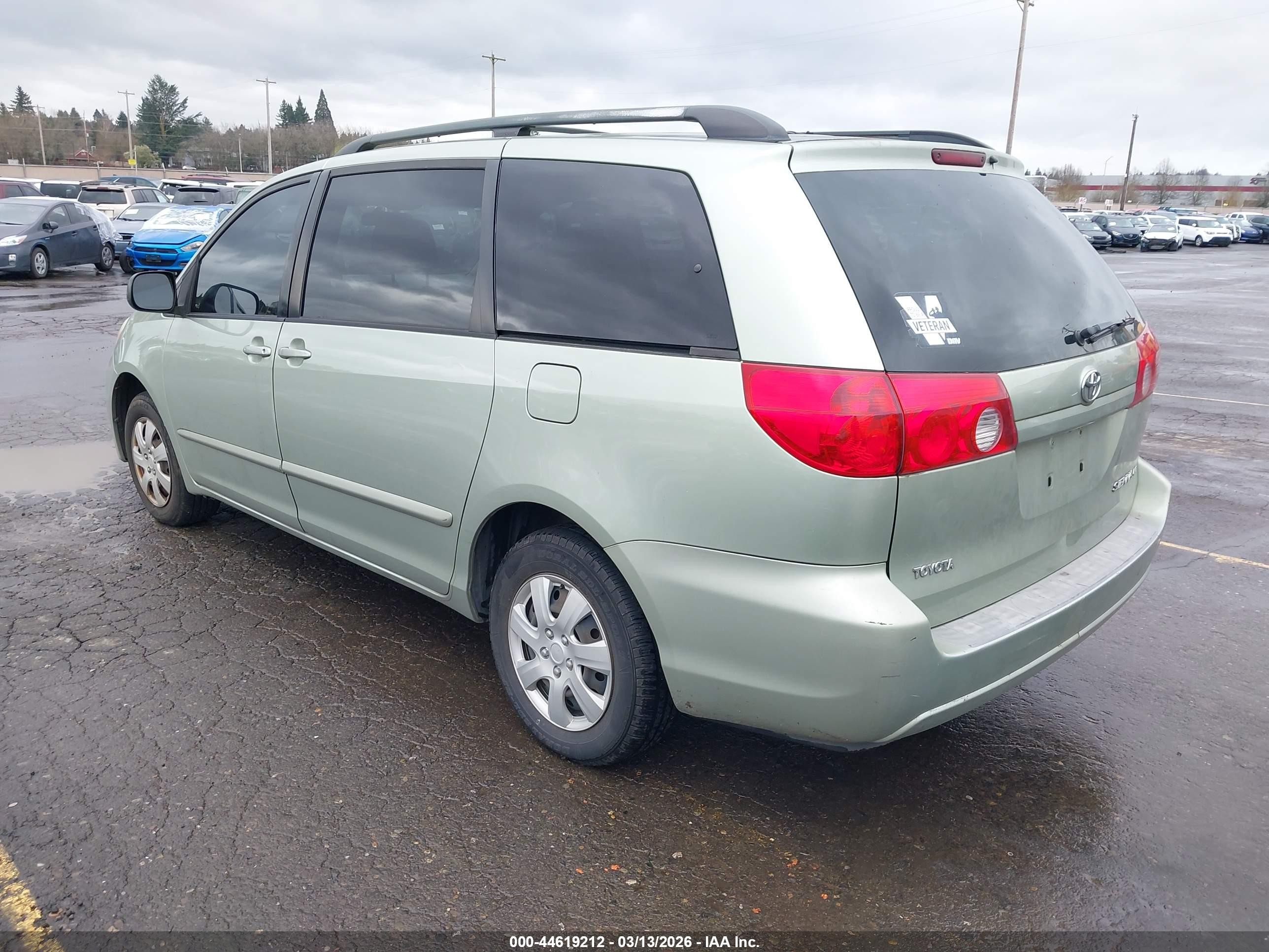 2006 Toyota Sienna Le Зеленый vin: 5TDZA23C76S499682