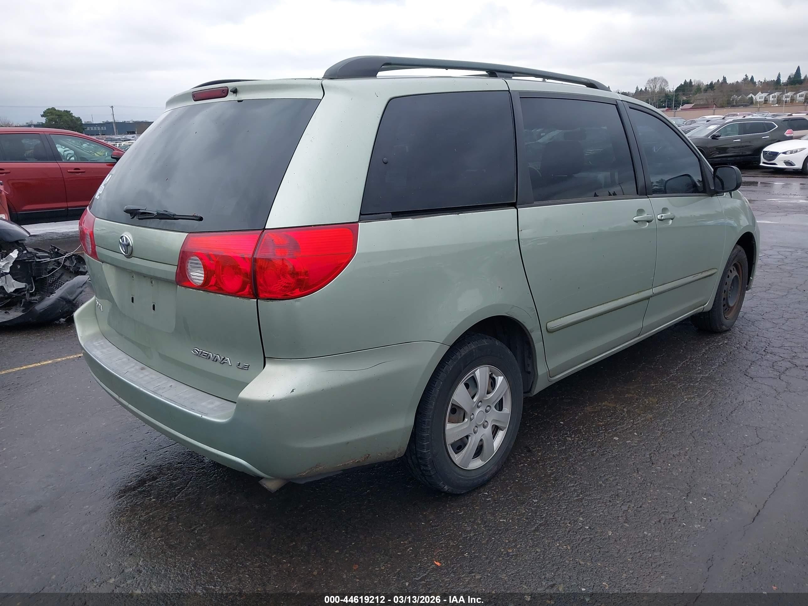 2006 Toyota Sienna Le Зеленый vin: 5TDZA23C76S499682